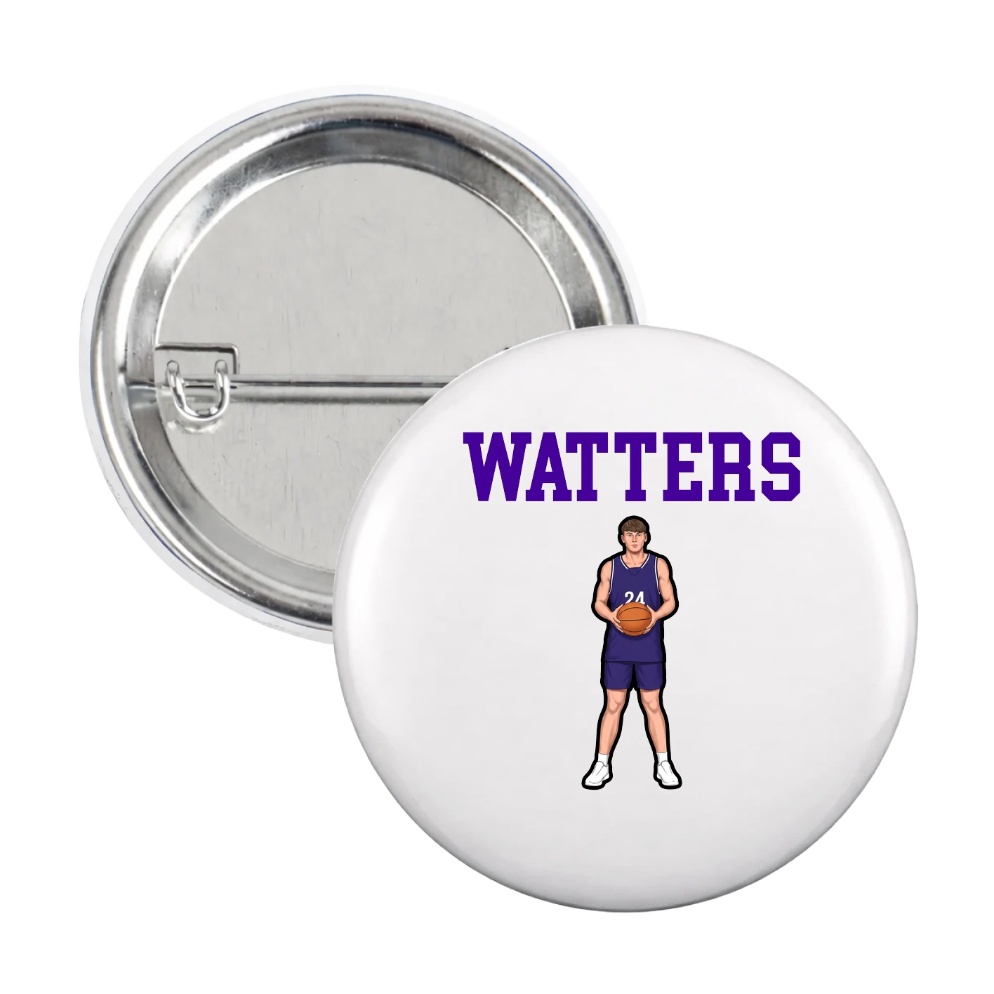 Game Day Button — Shirsey in White
