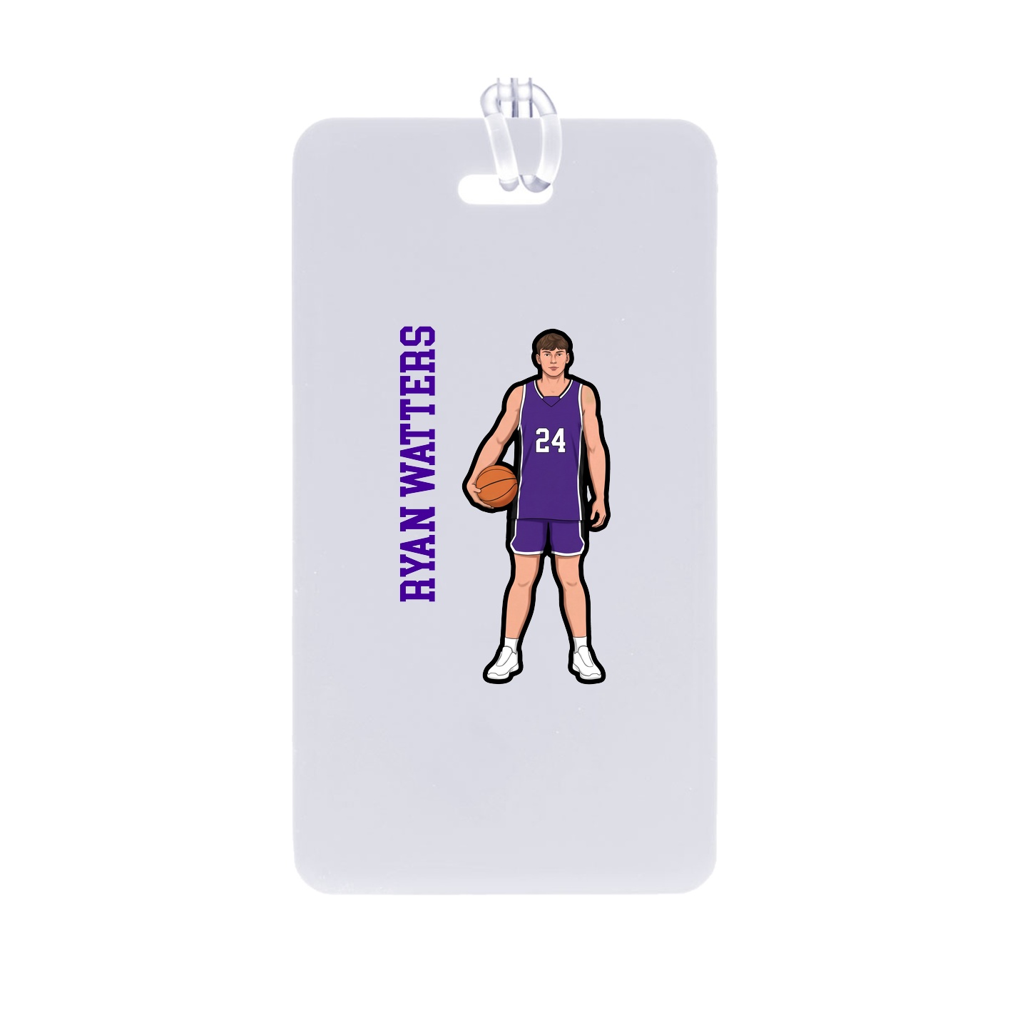Bag Tag — Name Vertical in Classic