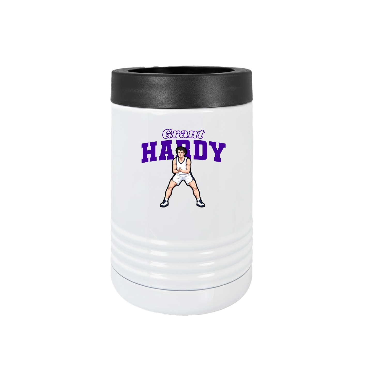 Beverage Holder — Name Arch in White