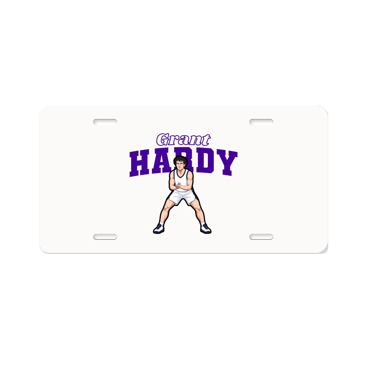 License Plate — Name Arch in Classic