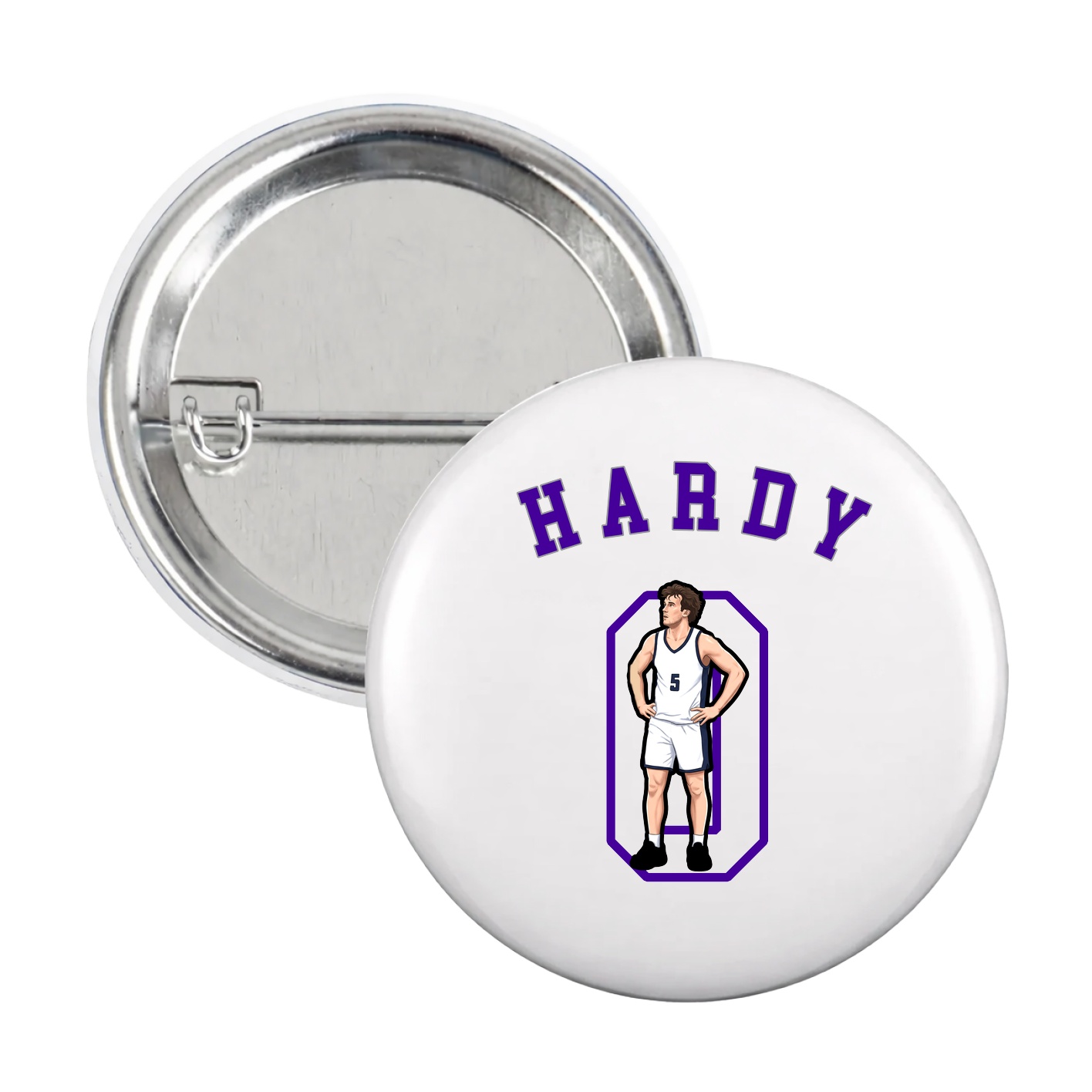 Game Day Button — Shirsey Arch in White