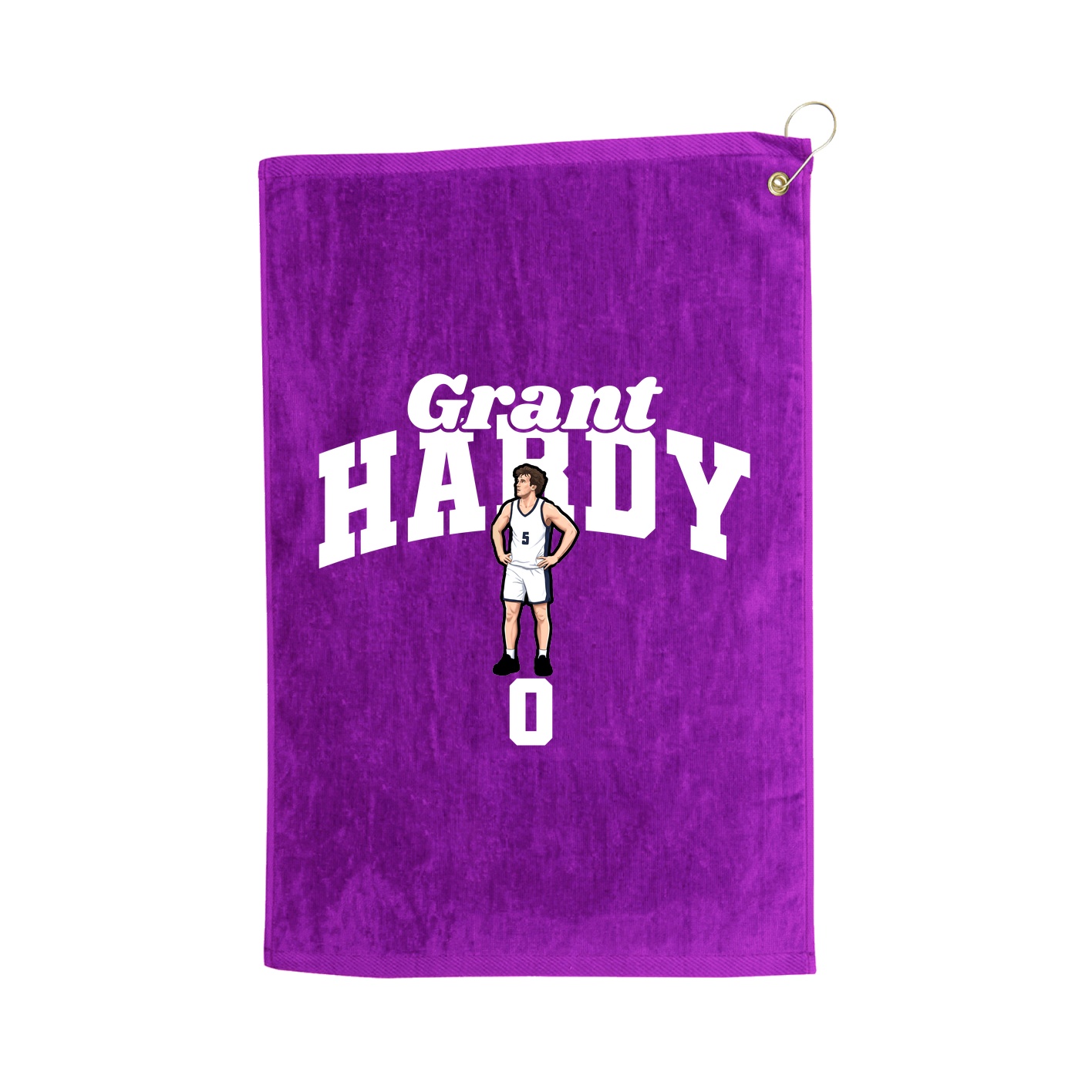 Golf Towel — Signature Arch in Purple
