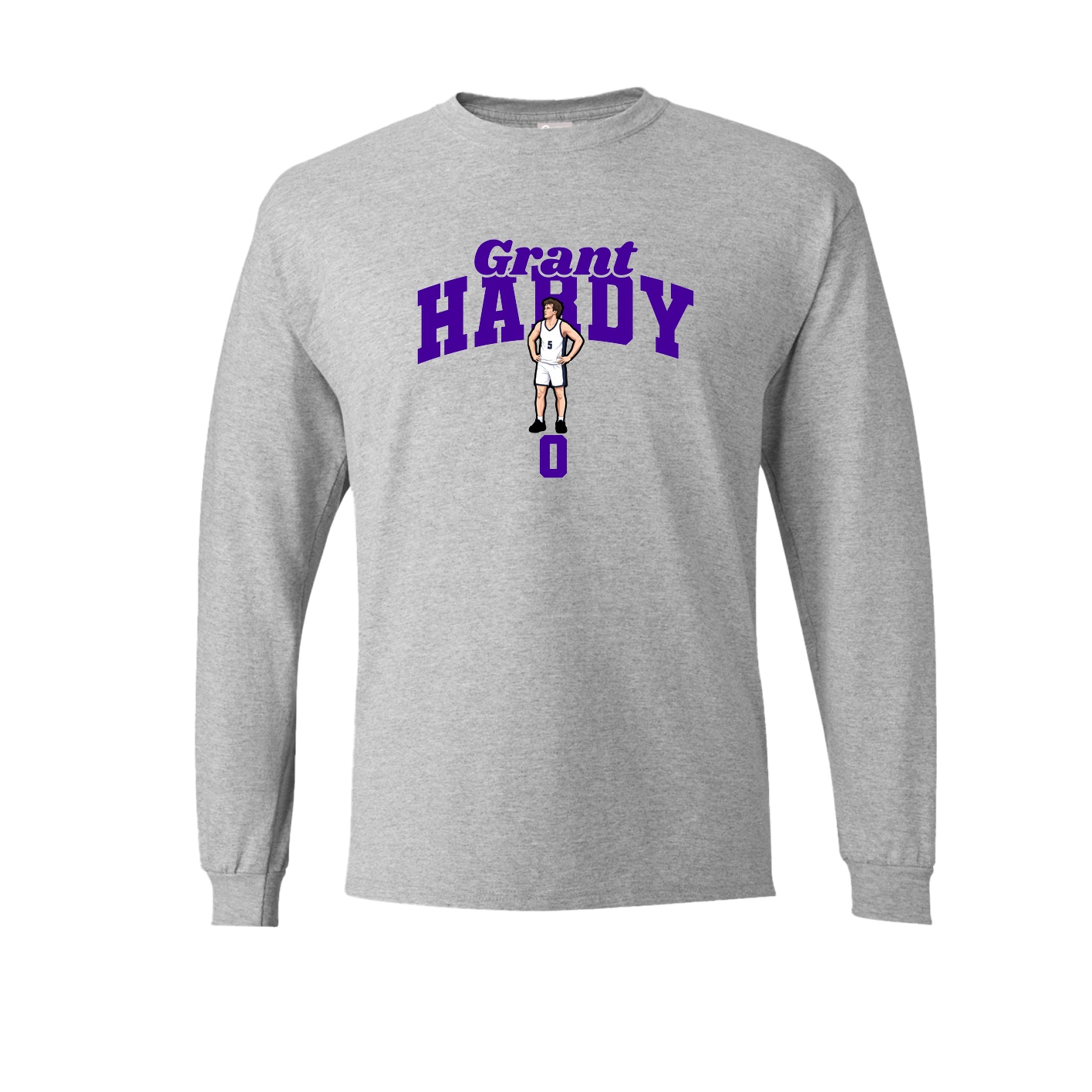 Long Sleeve Tee — Signature Arch in Grey