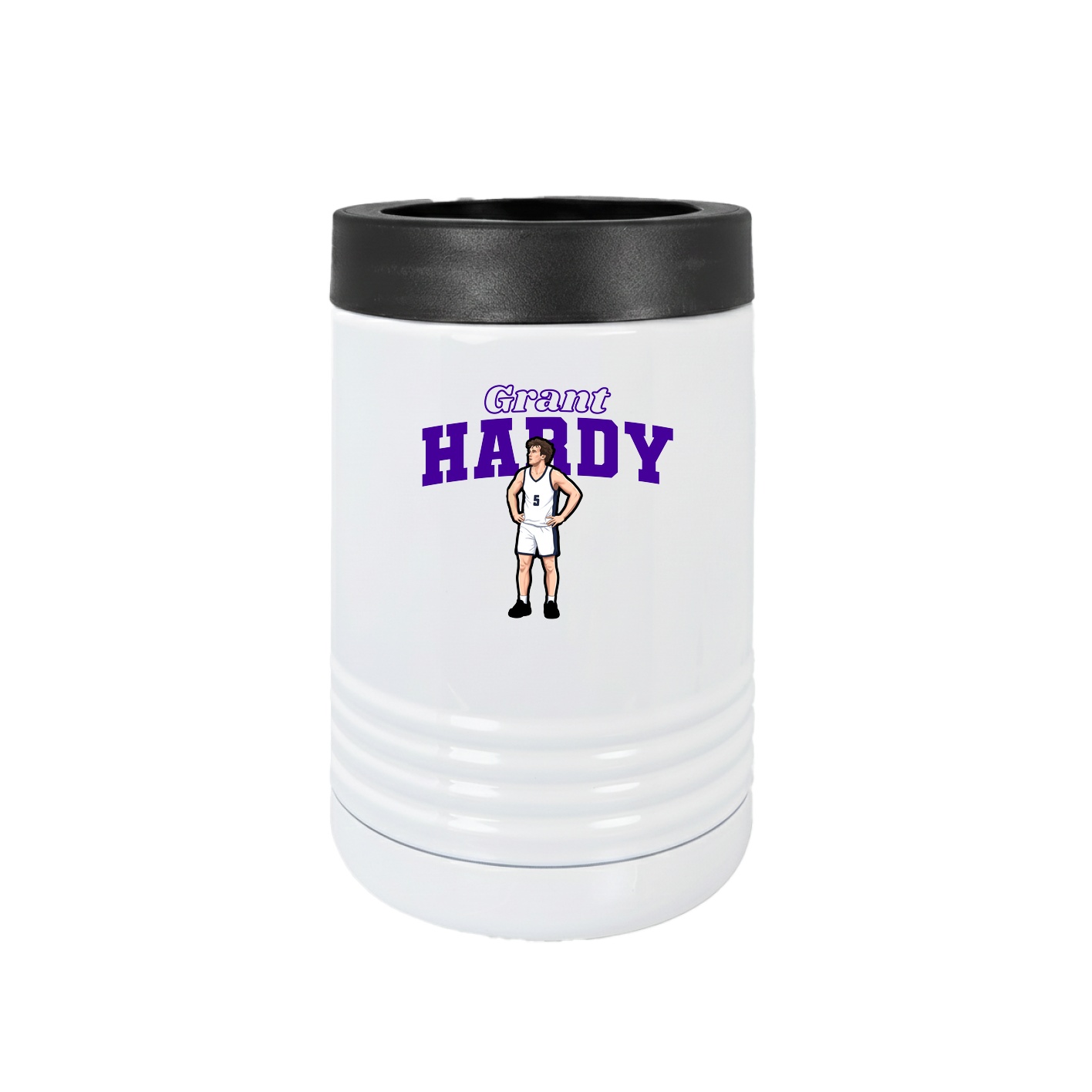 Beverage Holder — Name Arch in White