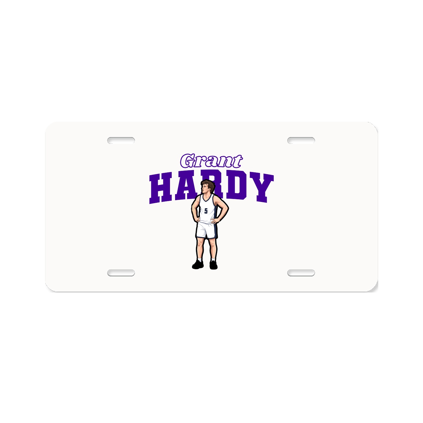 License Plate — Name Arch in Classic