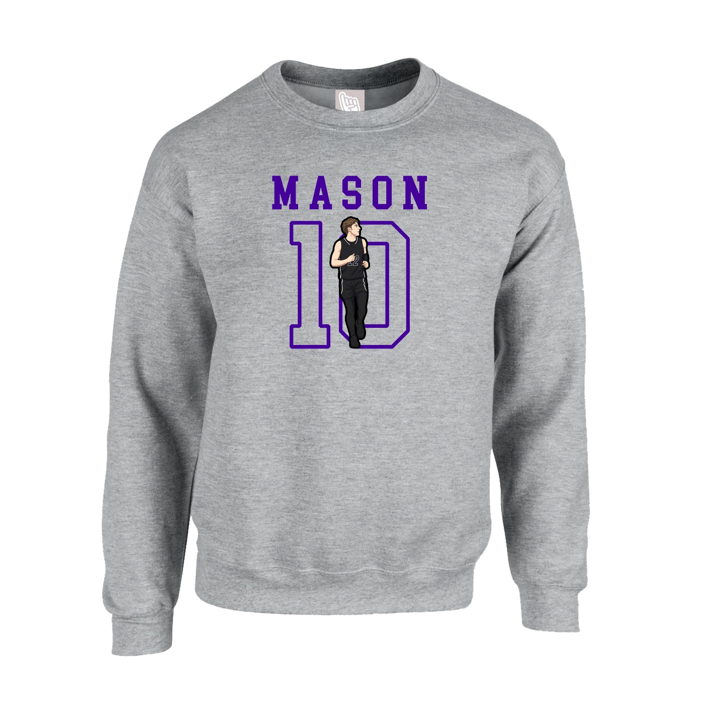 Fleece Crew — Shirsey in Grey