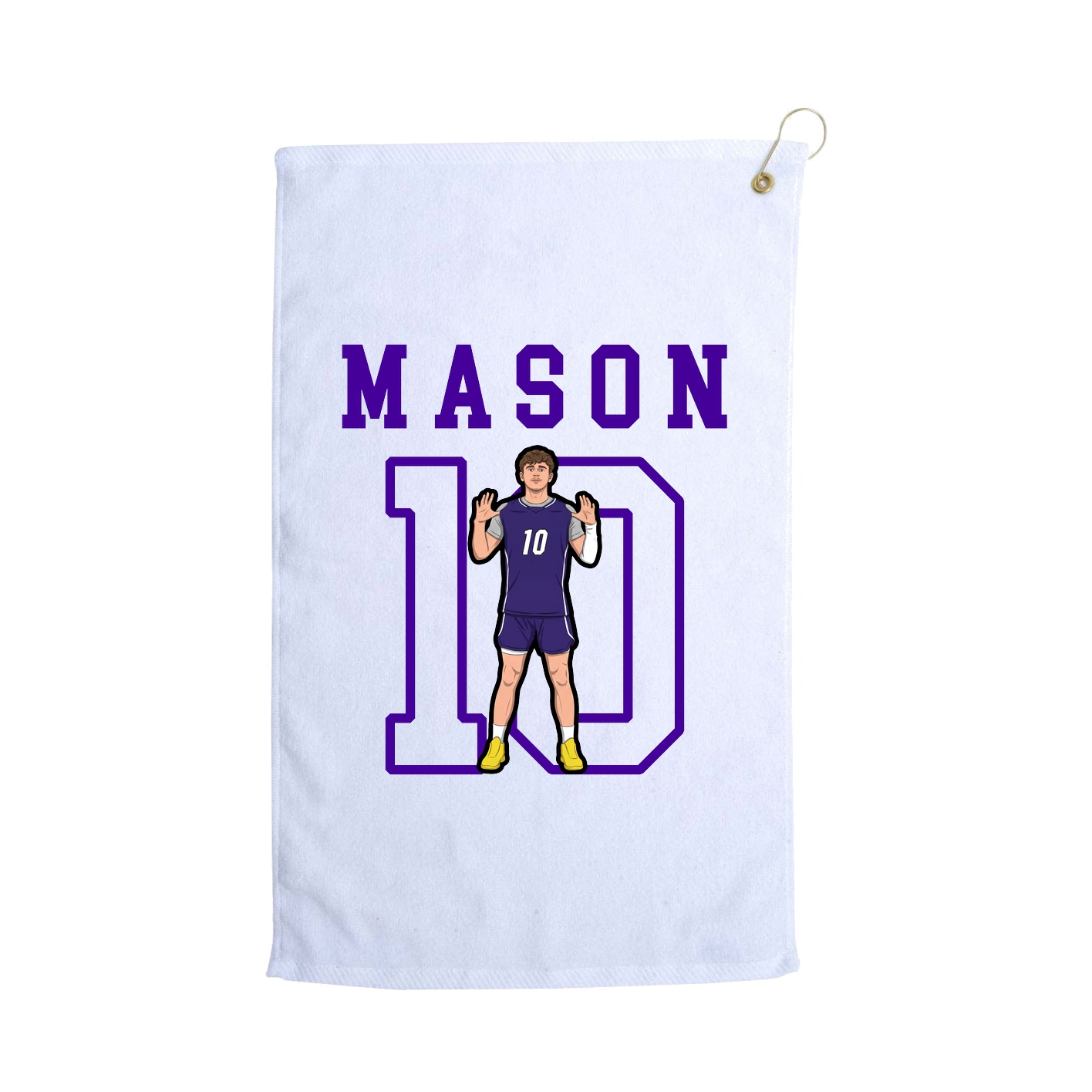Golf Towel — Shirsey in White