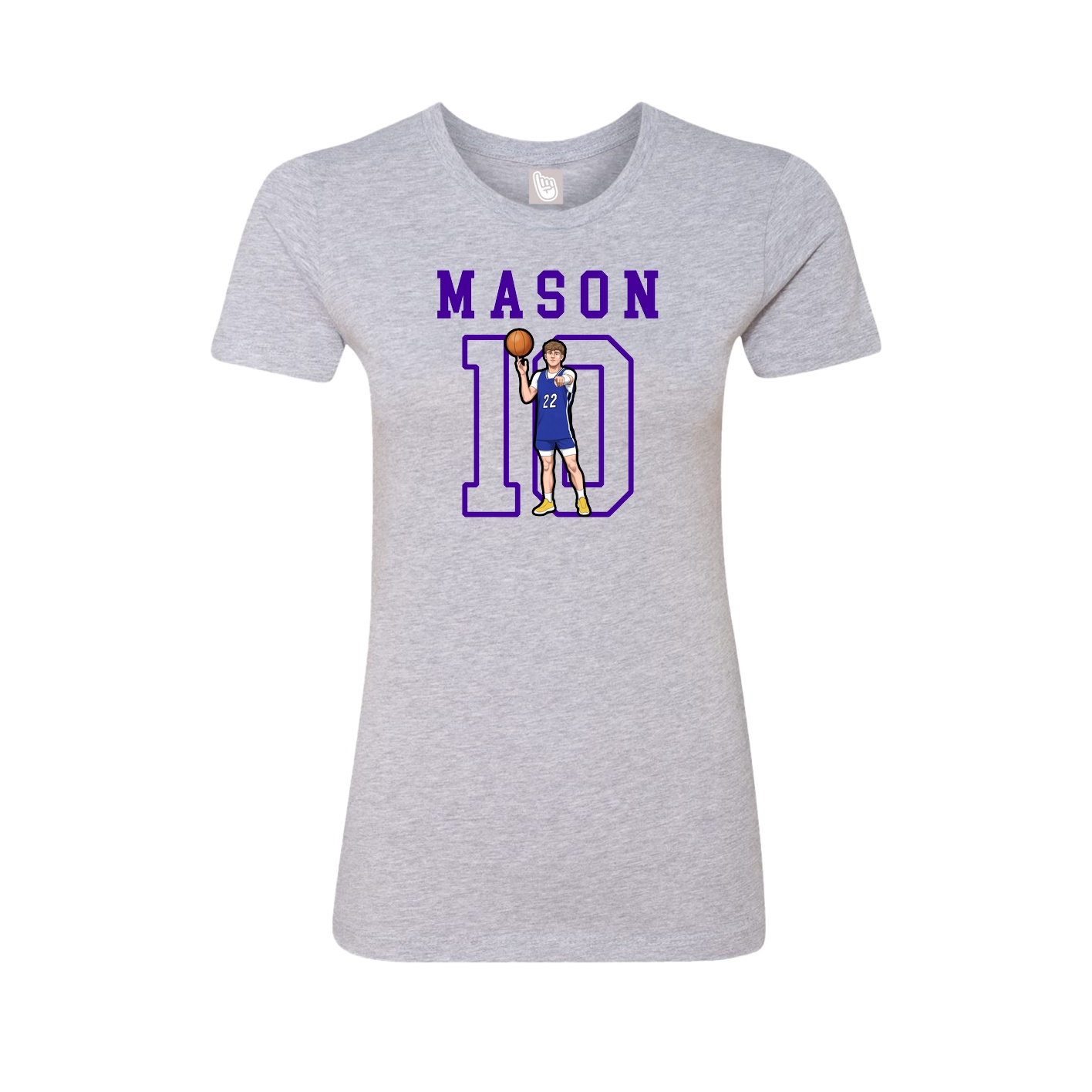 Fitted Women's Tee — Shirsey in Grey