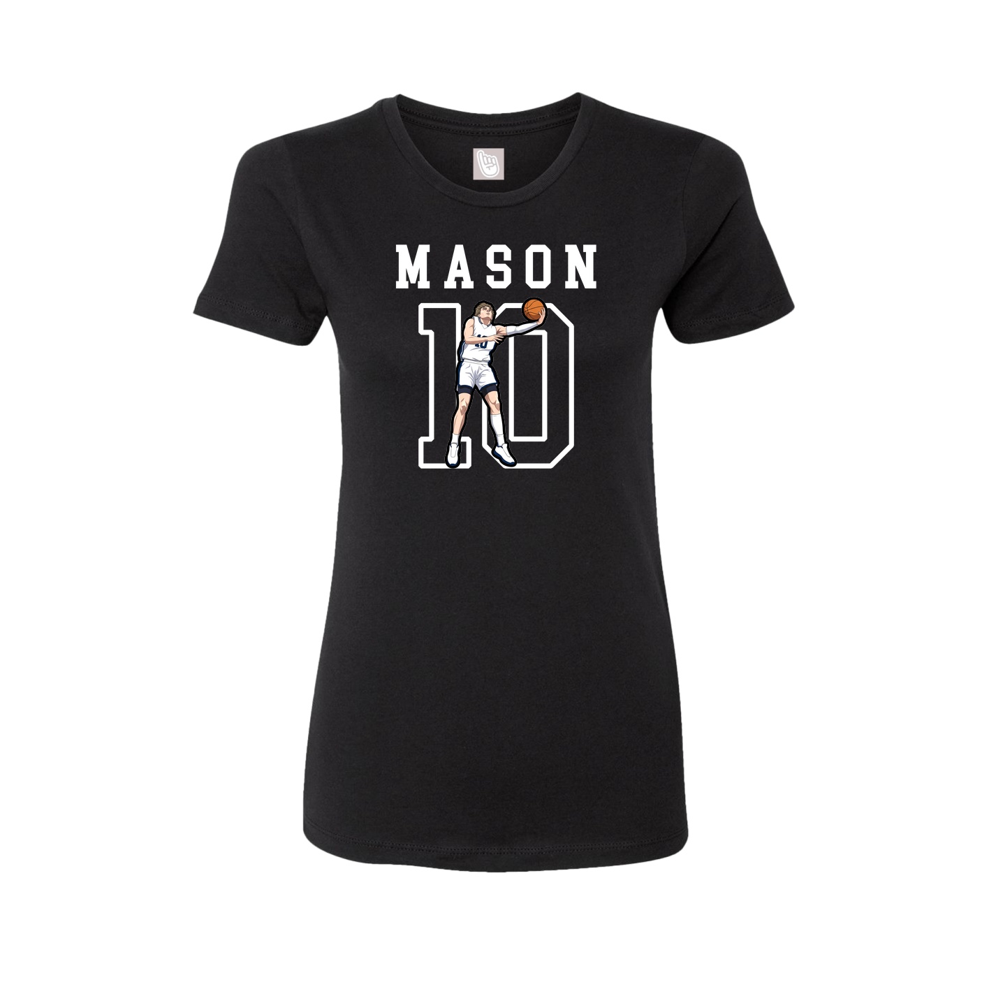 Fitted Women's Tee — Shirsey in Black