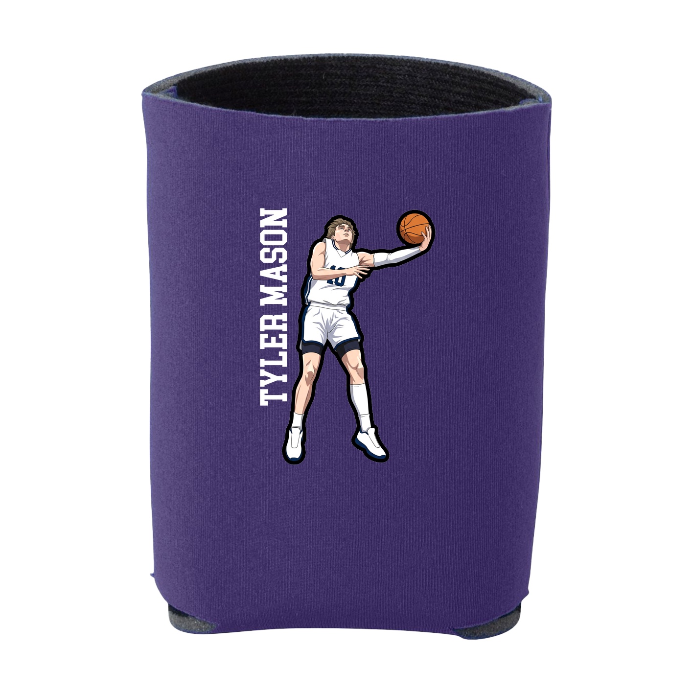 Can Holder — Name Vertical in Purple