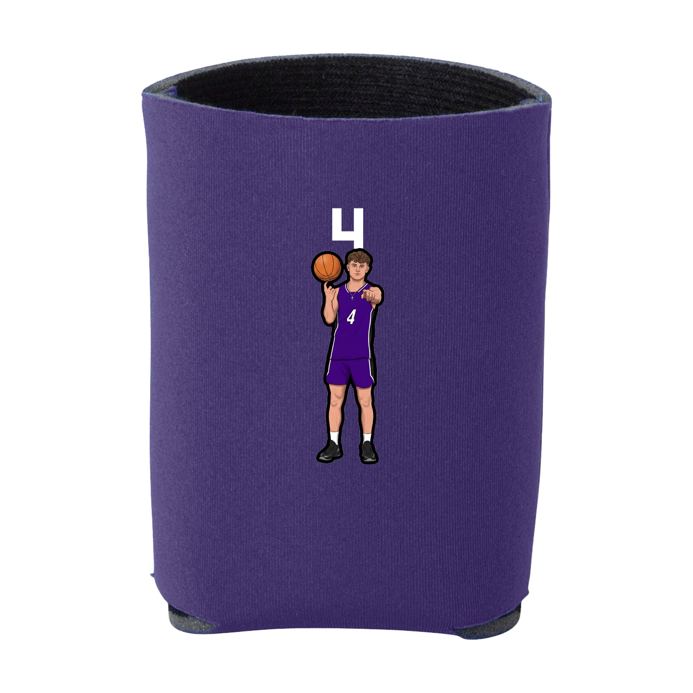 Can Holder — Number Top in Purple