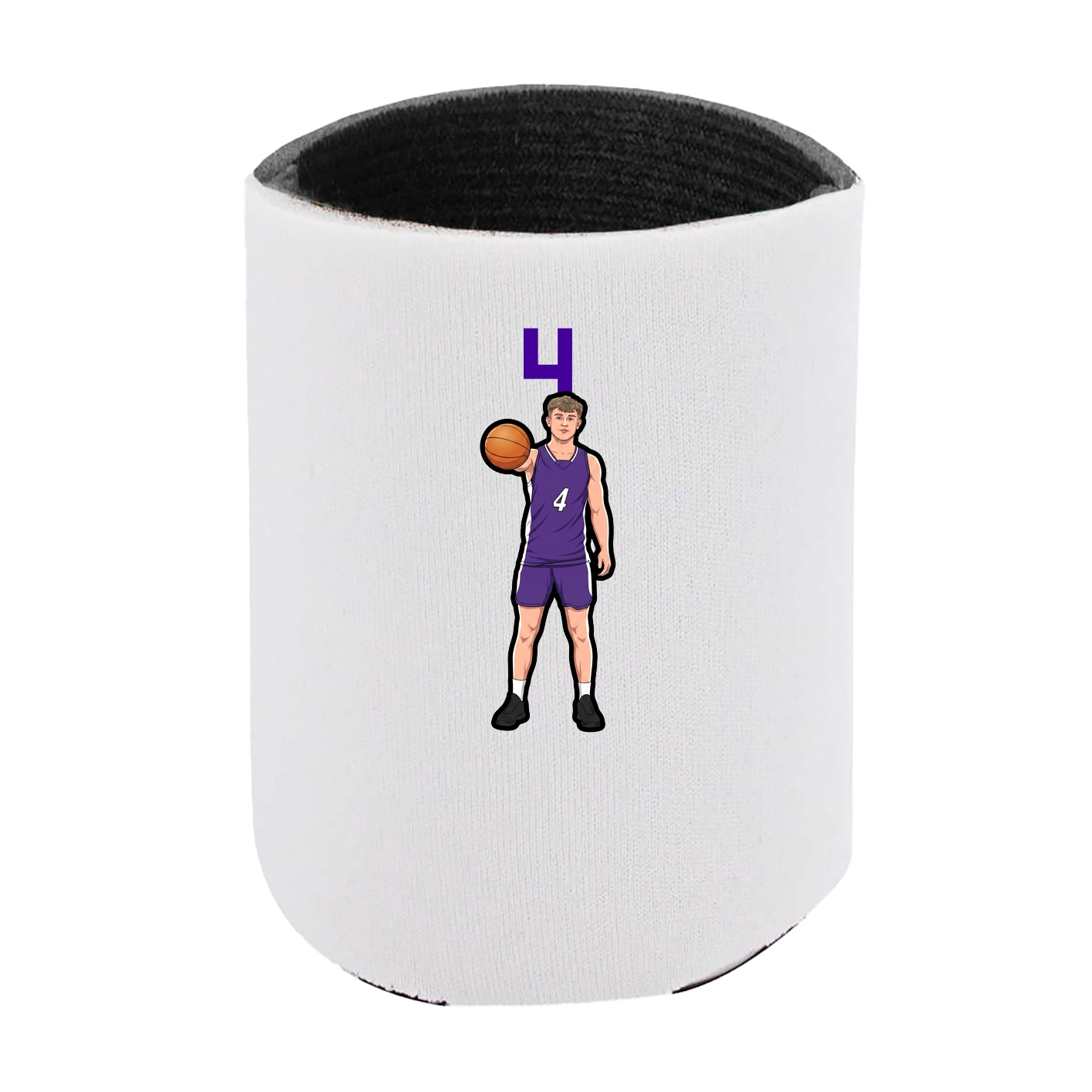 Can Holder — Number Top in White