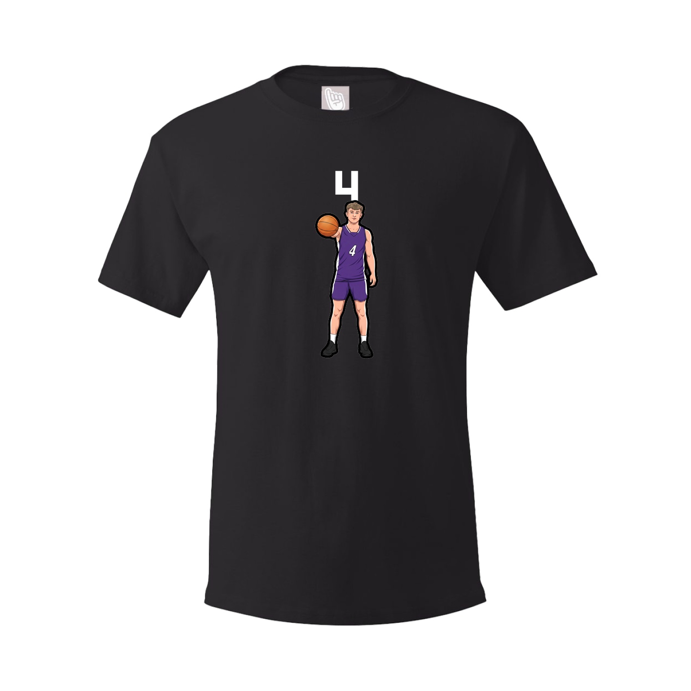 Tee — Number Top in Black