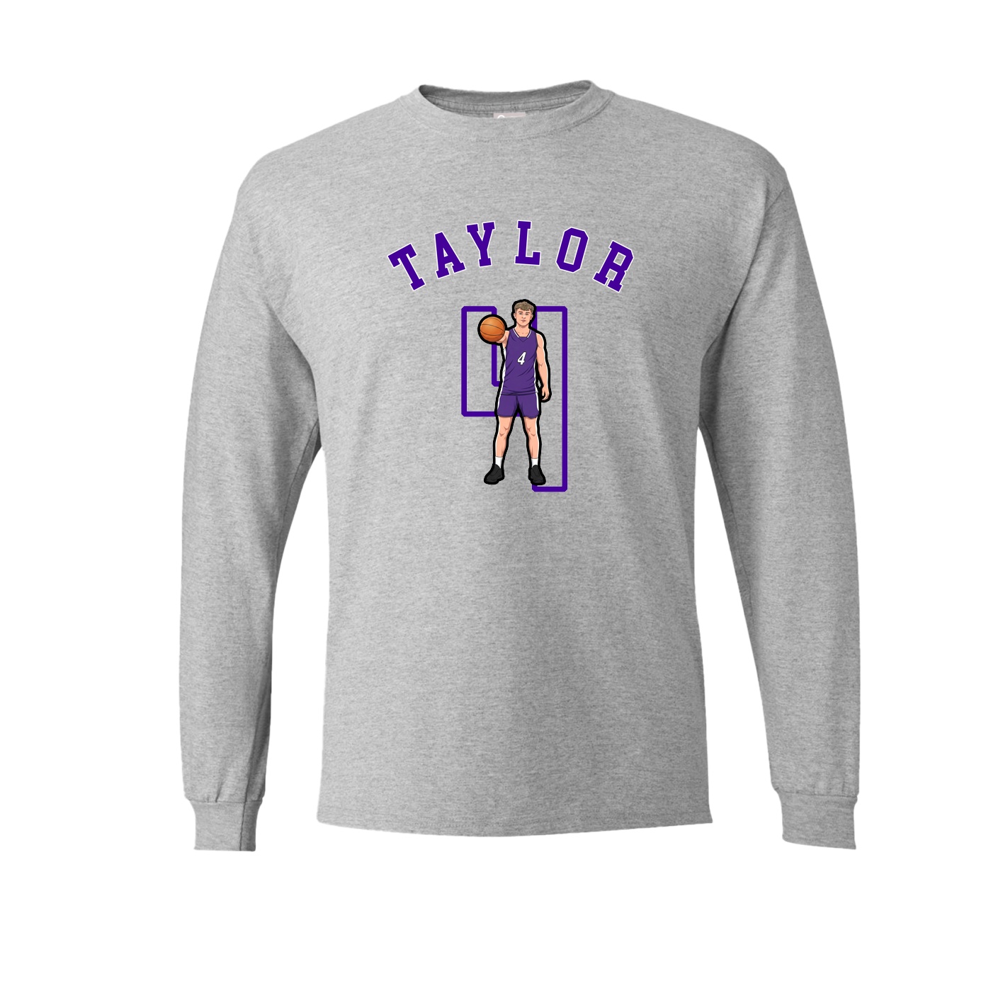 Long Sleeve Tee — Shirsey Arch in Grey