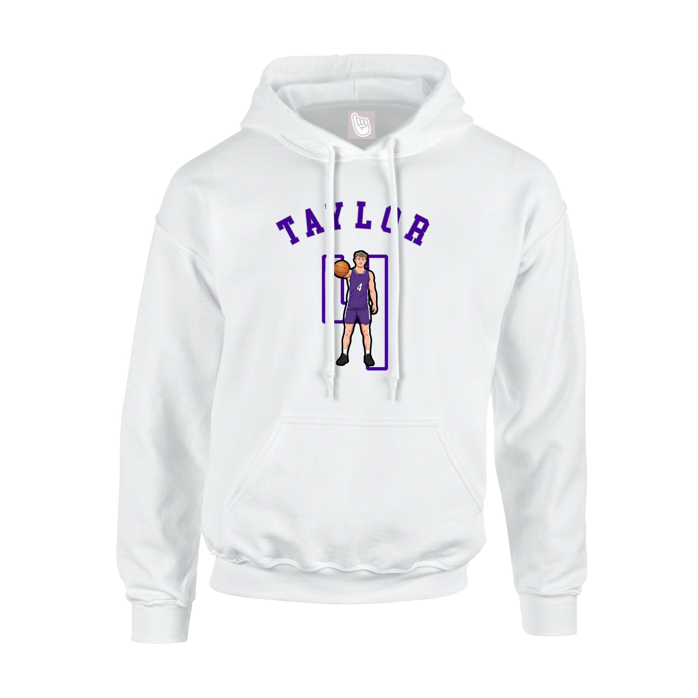 Hoodie — Shirsey Arch in White