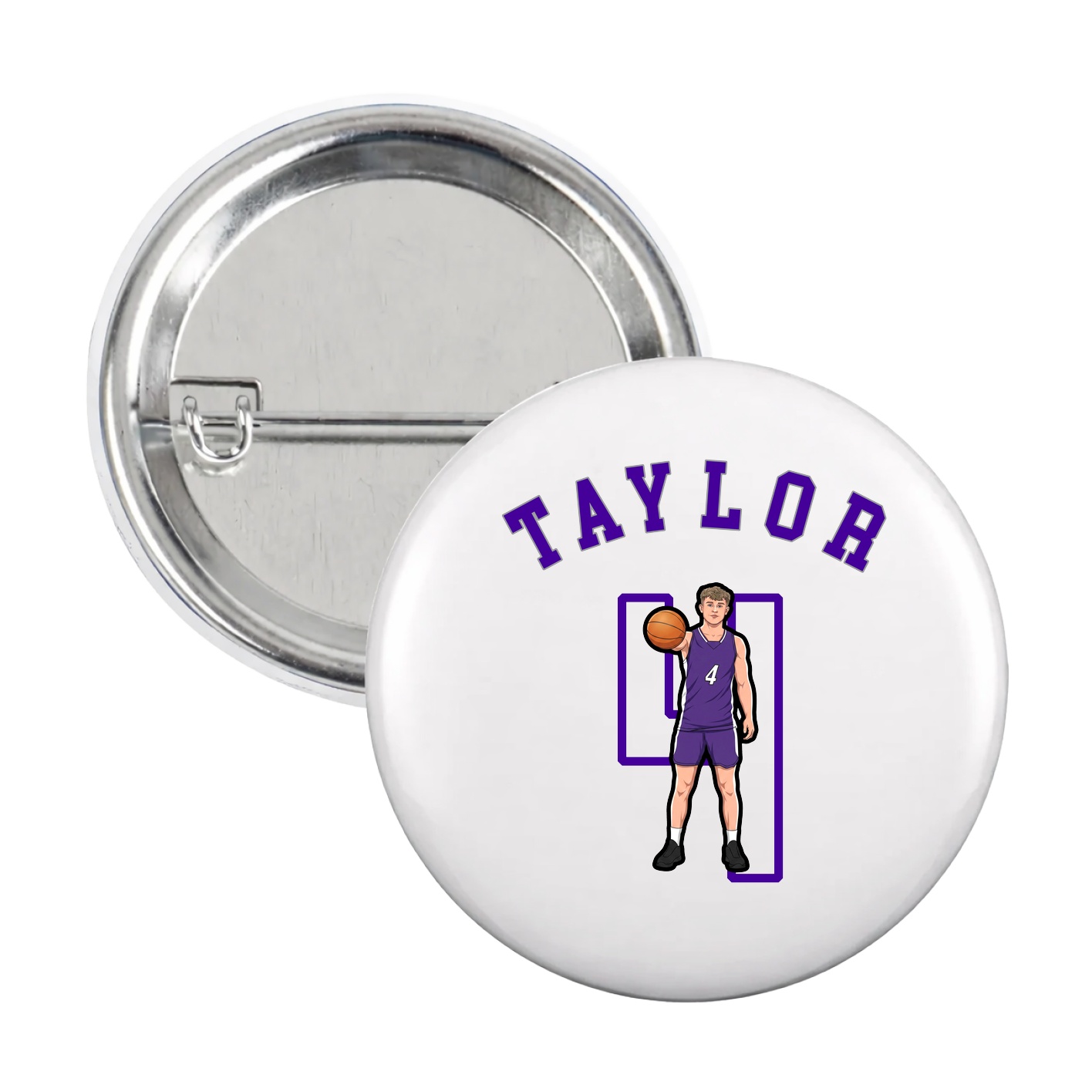 Game Day Button — Shirsey Arch in White