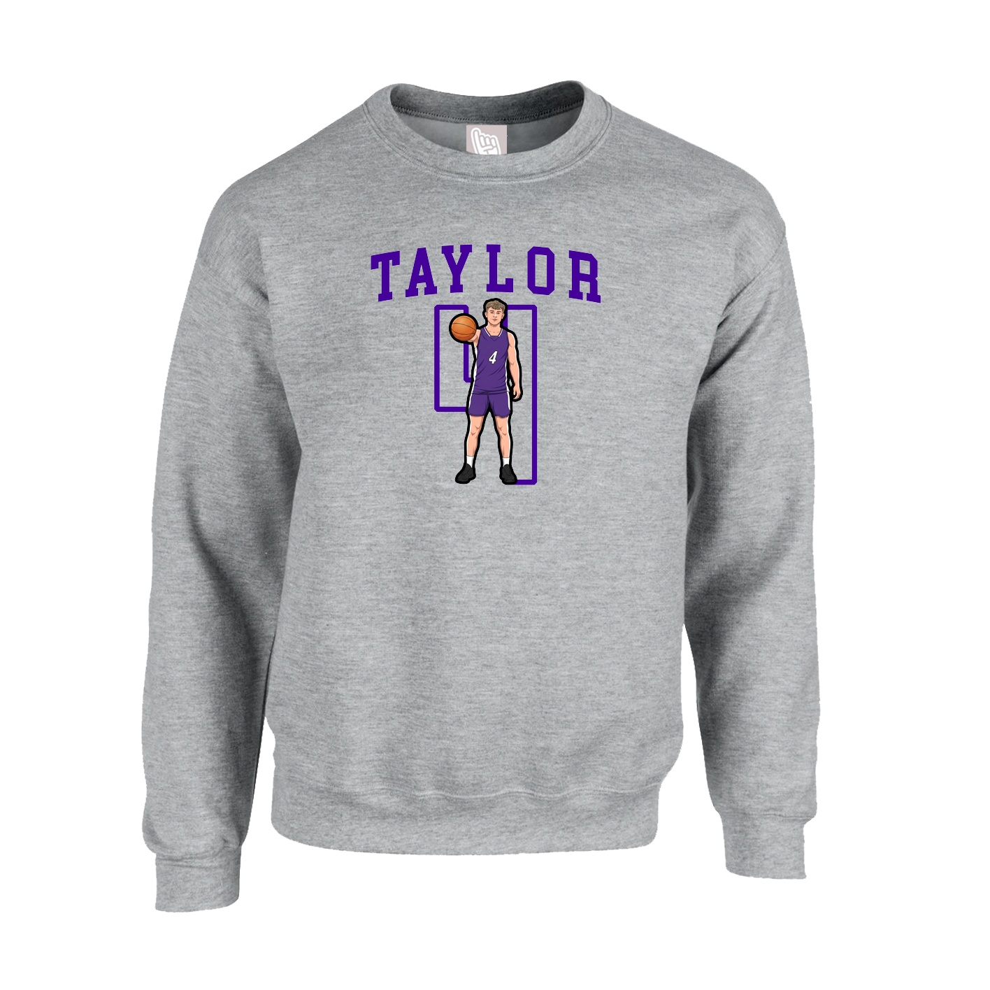 Fleece Crew — Shirsey in Grey