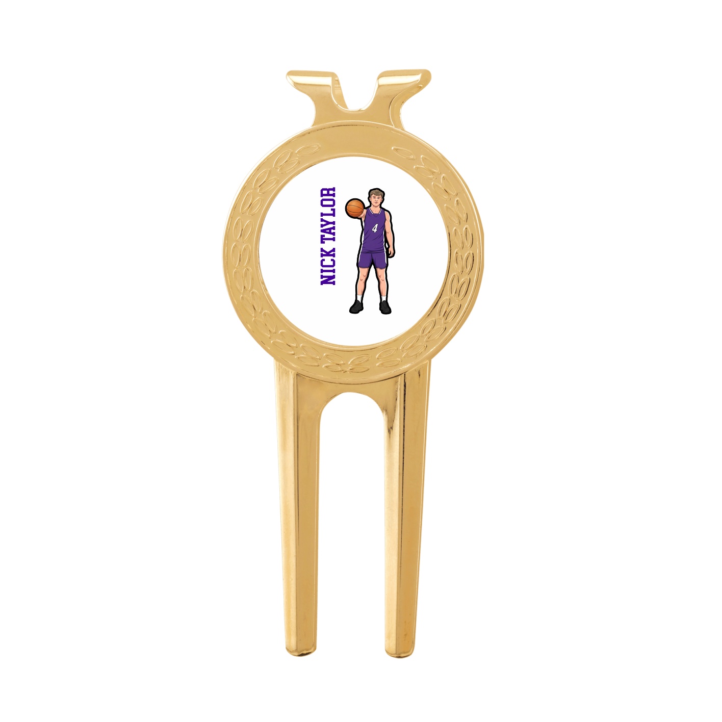 Divot Tool with Ball Marker — Name Vertical in Classic