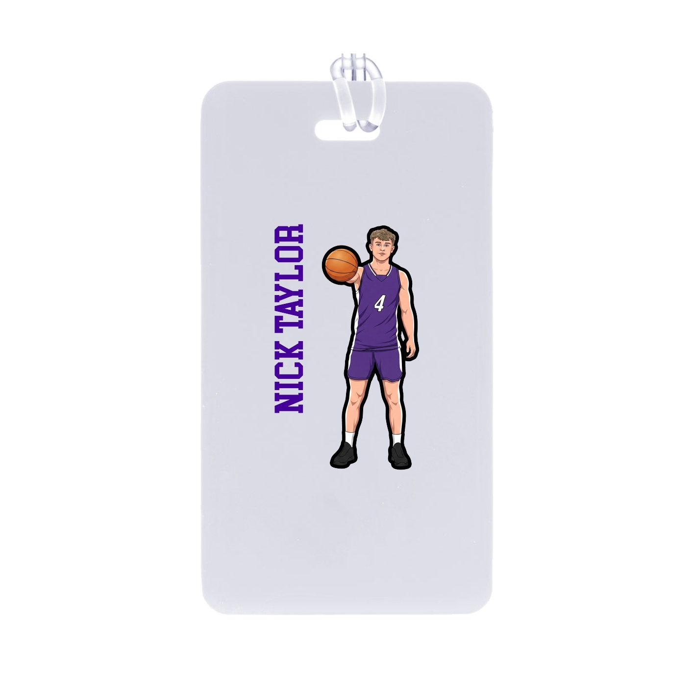 Bag Tag — Name Vertical in Classic
