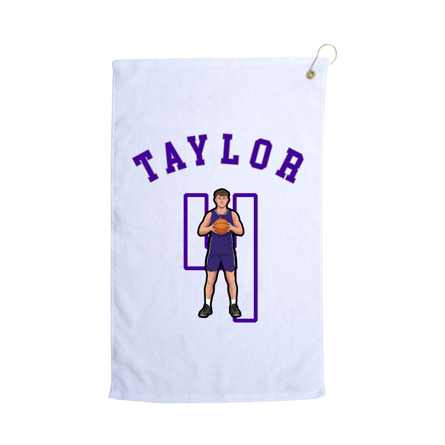 Golf Towel — Shirsey Arch in White