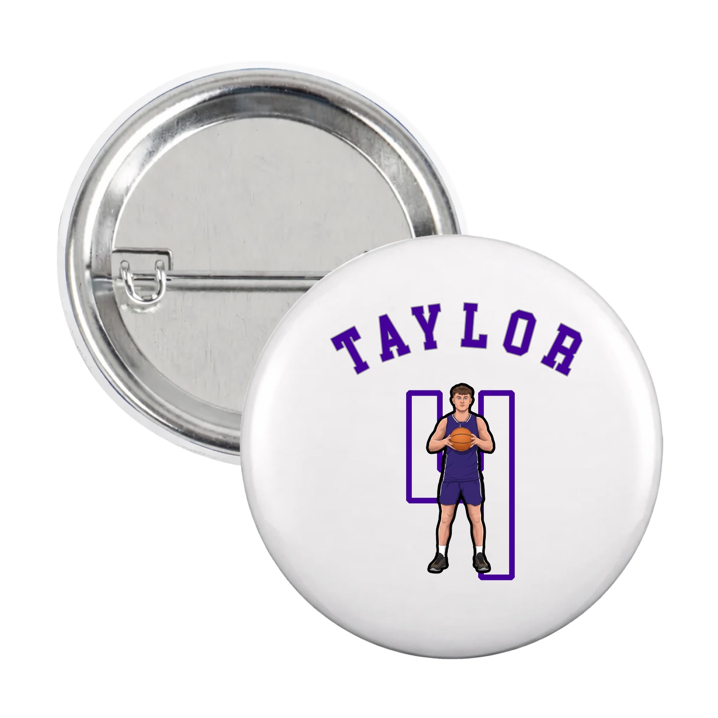 Game Day Button — Shirsey Arch in White