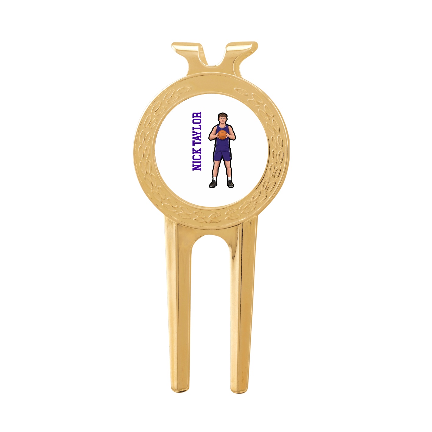 Divot Tool with Ball Marker — Name Vertical in Classic