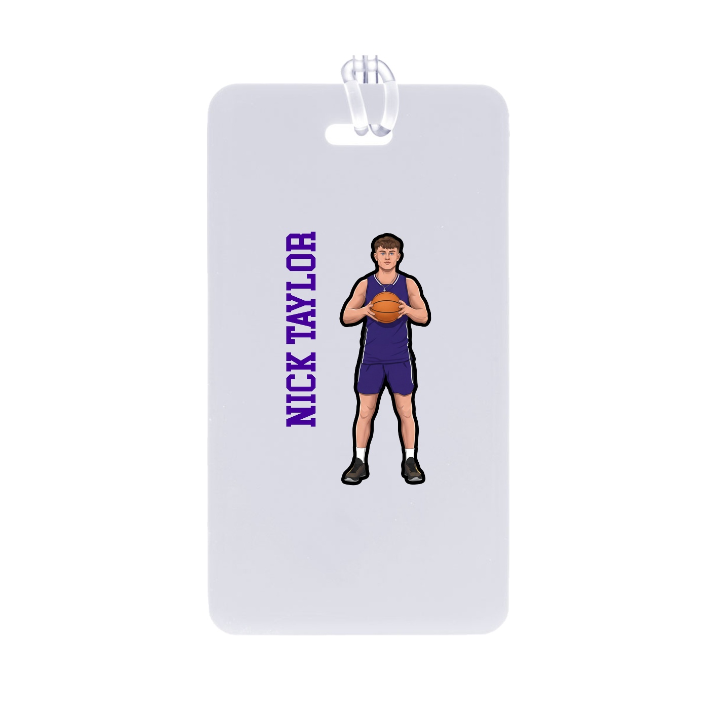 Bag Tag — Name Vertical in Classic