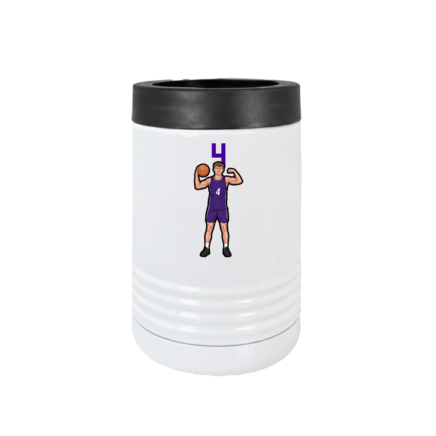 Beverage Holder — Number Top in White
