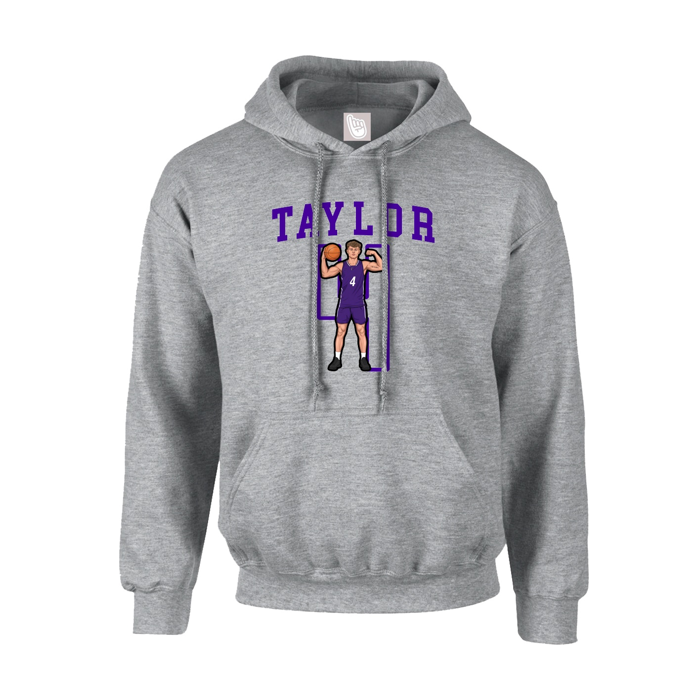 Hoodie — Shirsey in Grey