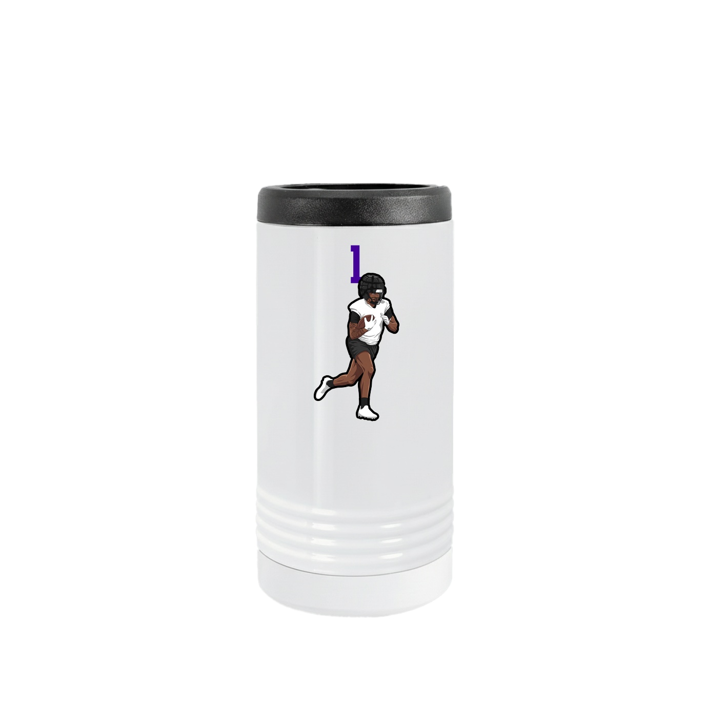 Slim Beverage Holder — Number Top in White
