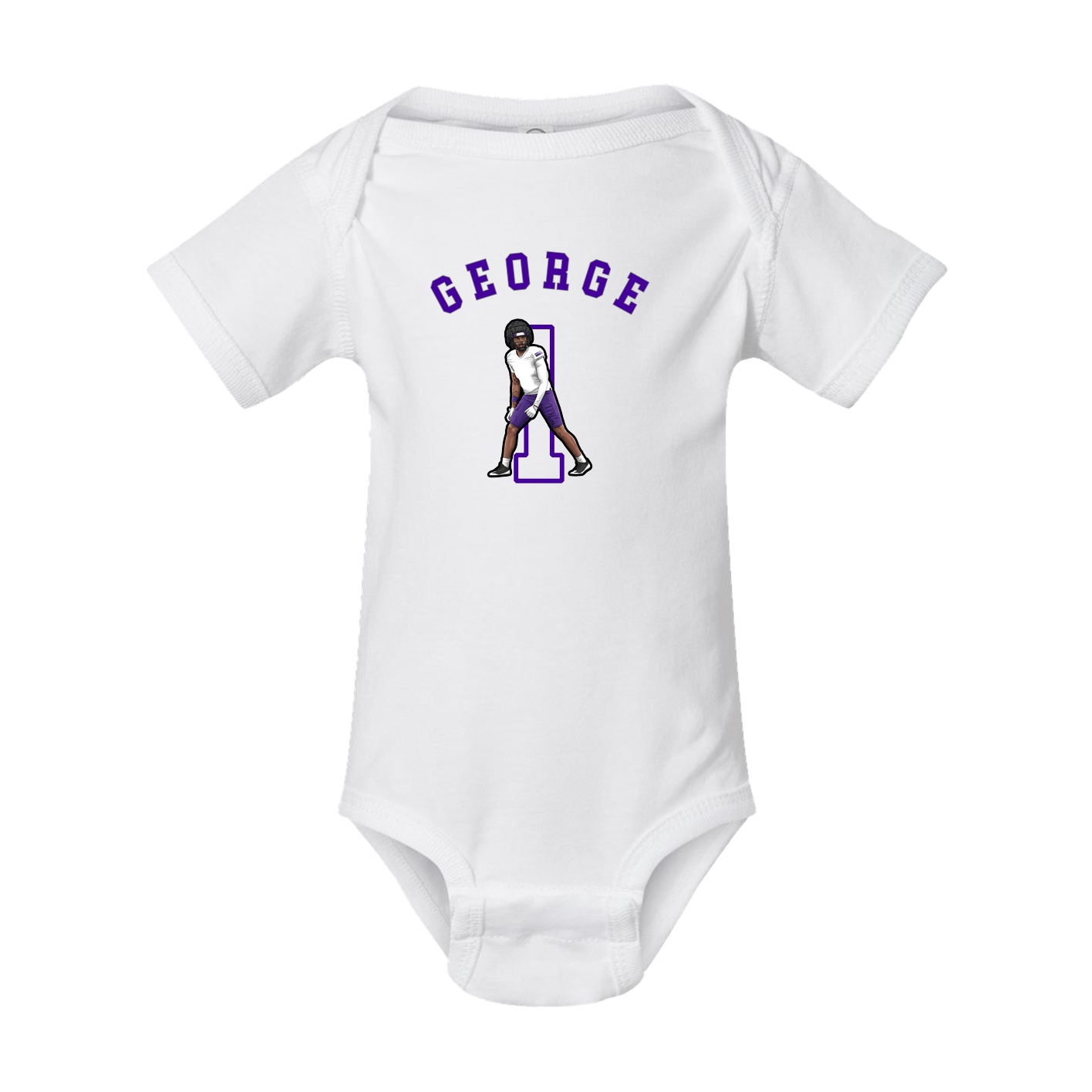 Baby Onesie — Shirsey Arch in White