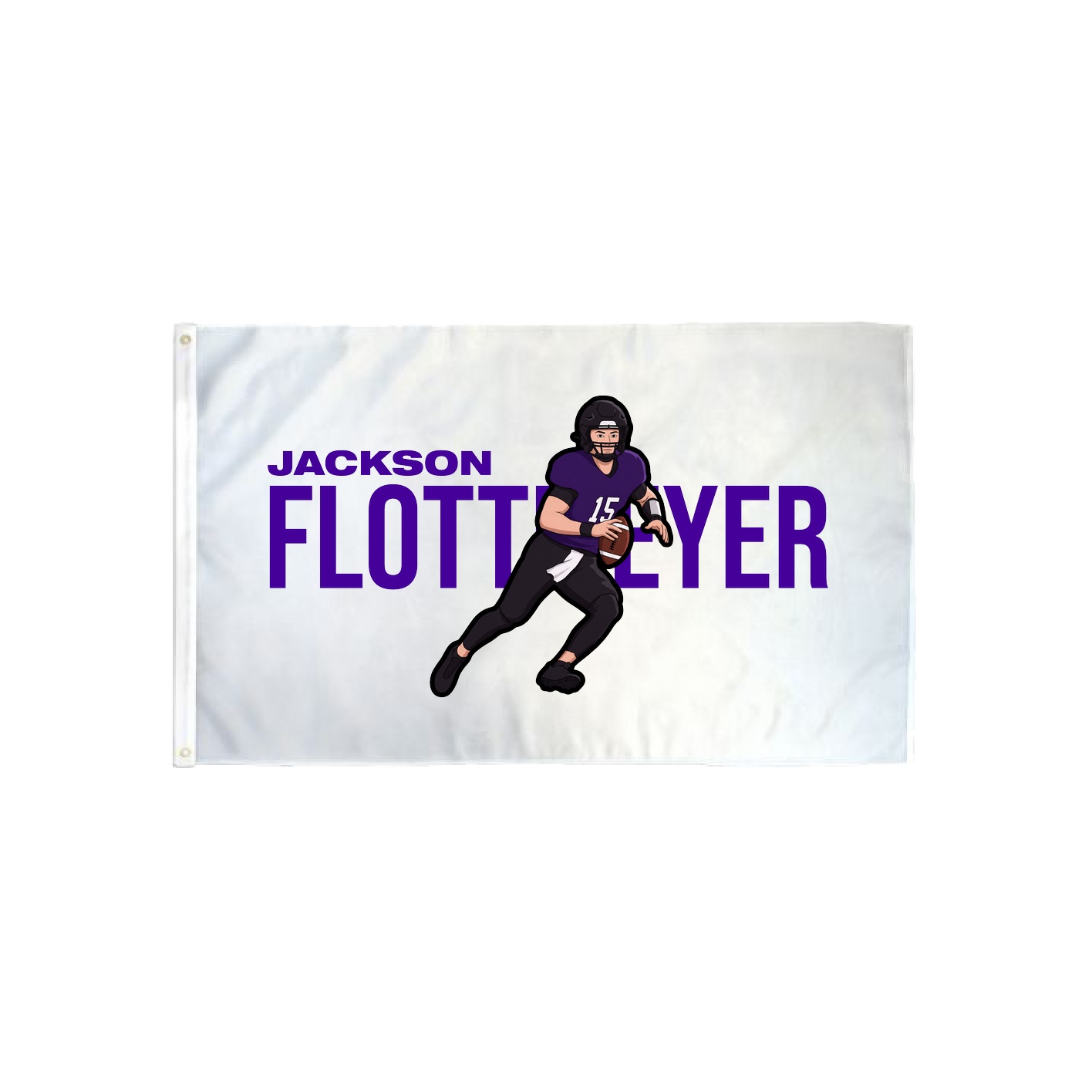 3x5 Flag — Player Name in Classic