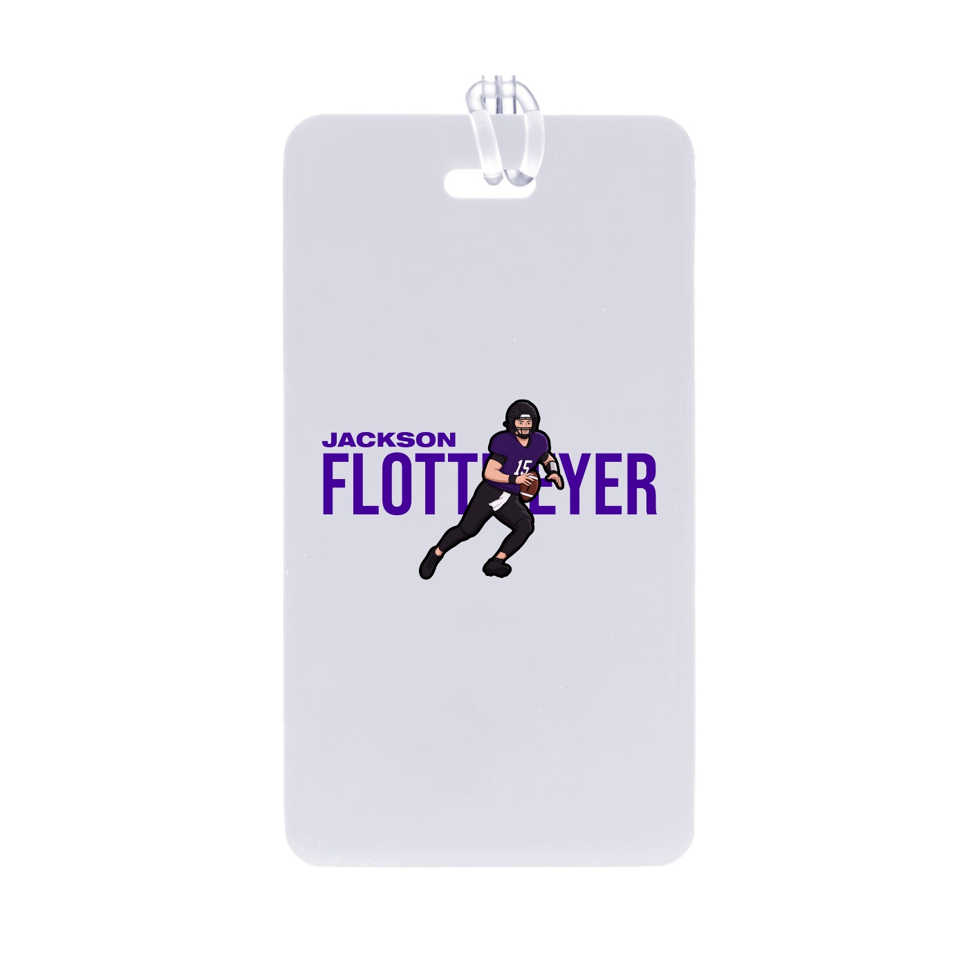 Bag Tag — Player Name in Classic