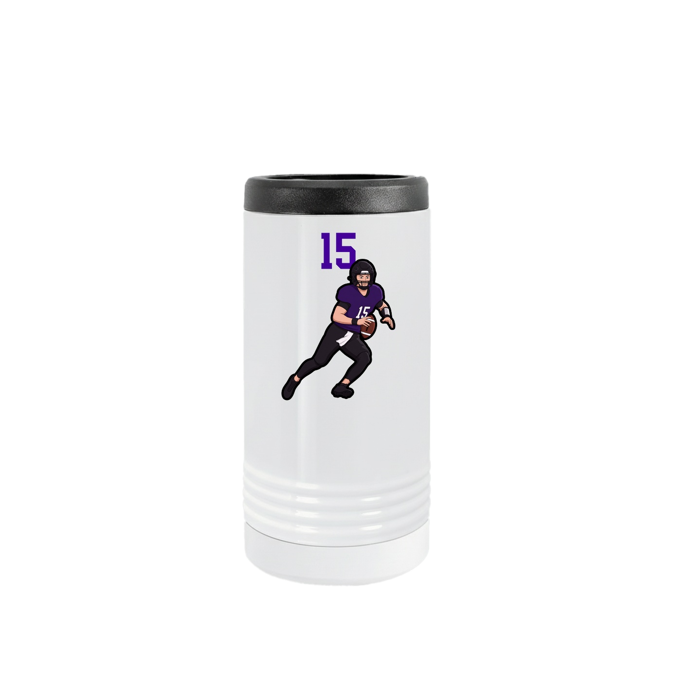 Slim Beverage Holder — Number Top in White
