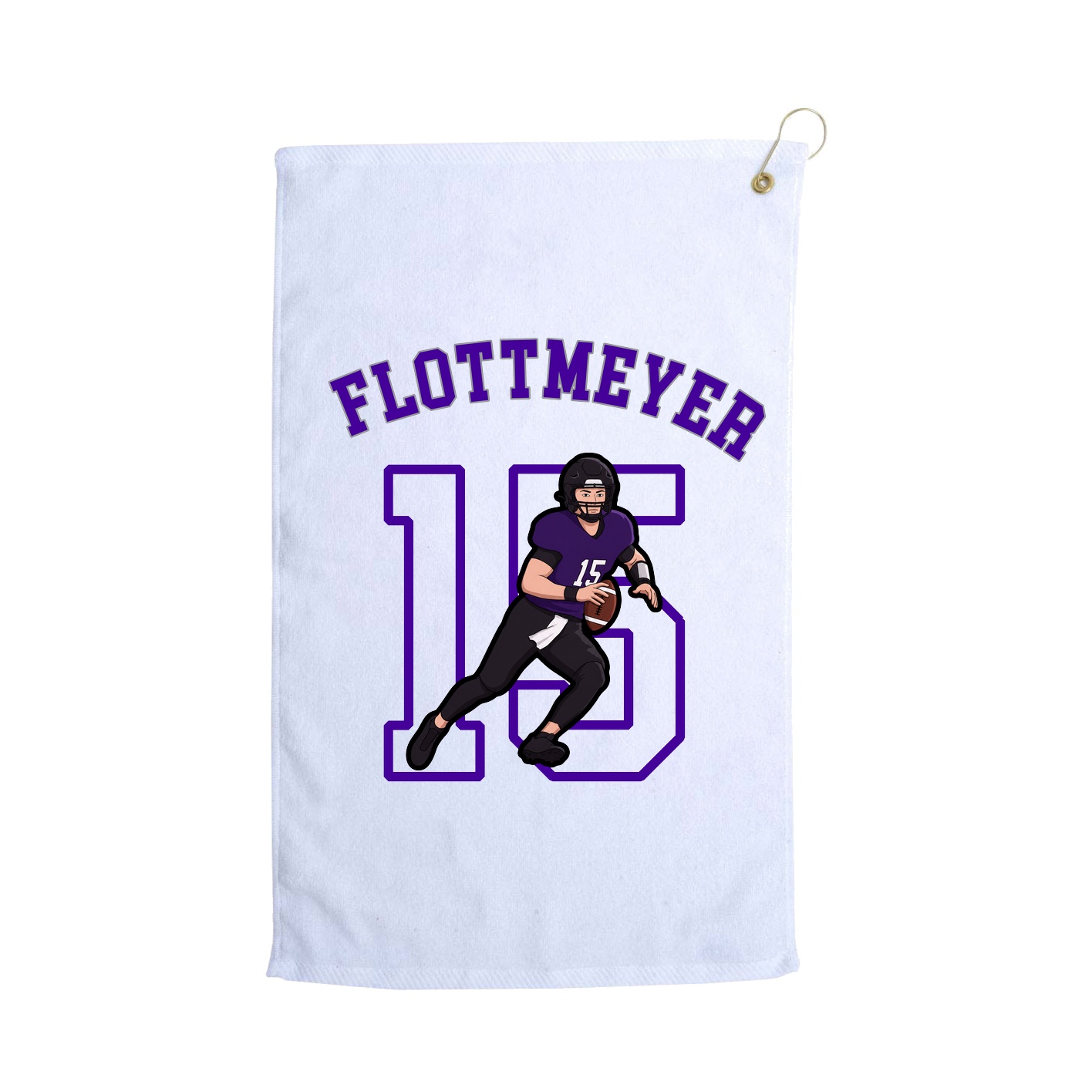 Golf Towel — Shirsey Arch in White