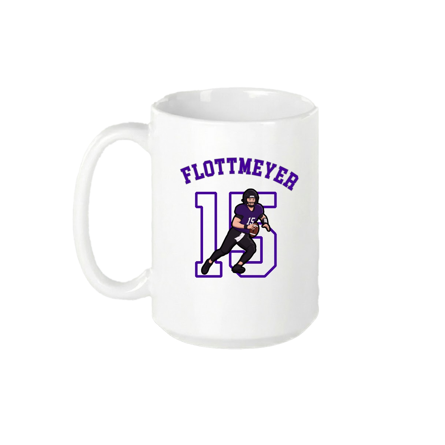 15oz Coffee Mug — Shirsey Arch in White