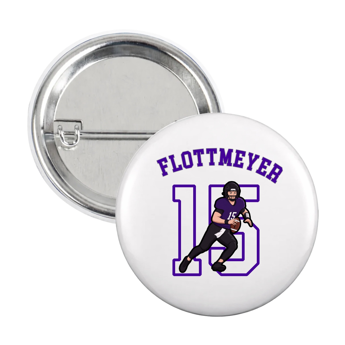Game Day Button — Shirsey Arch in White