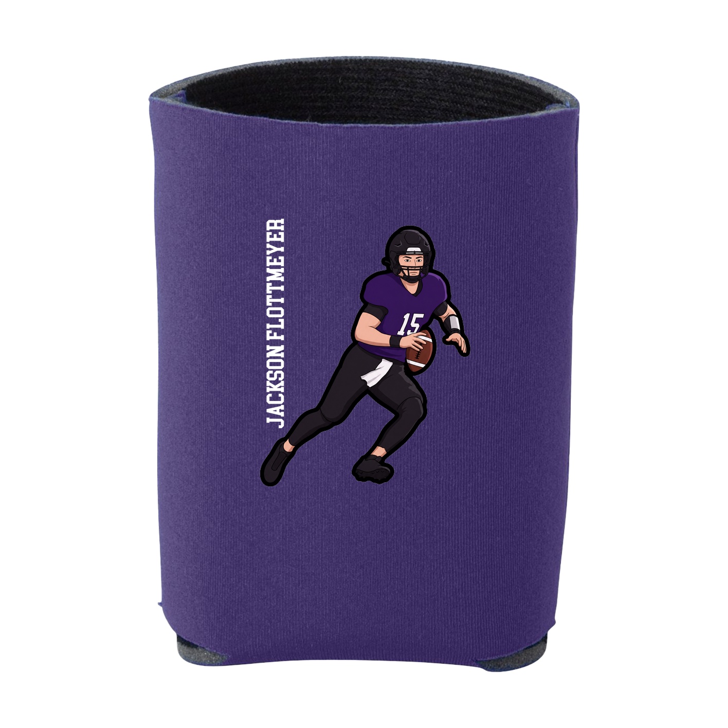 Can Holder — Name Vertical in Purple