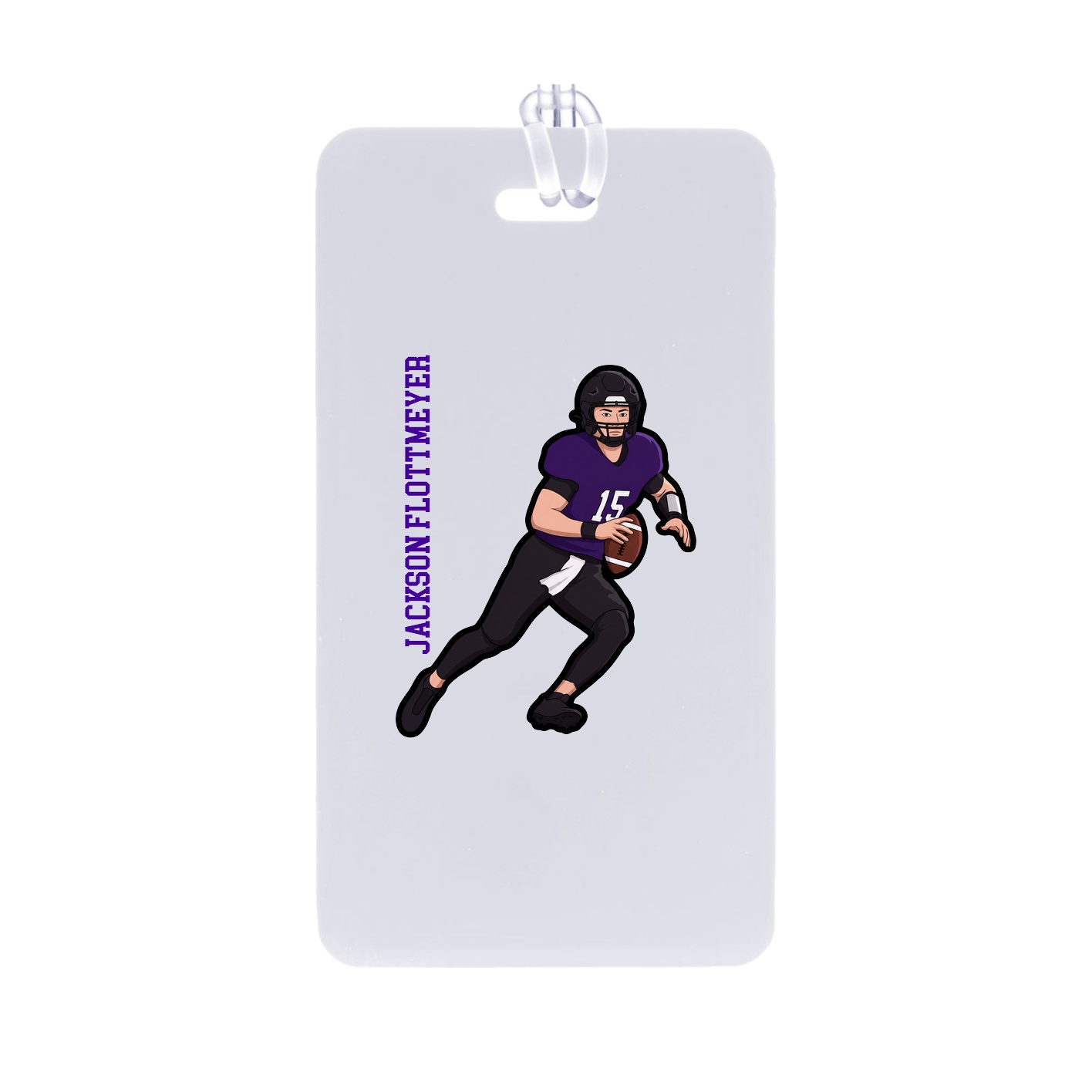 Bag Tag — Name Vertical in Classic