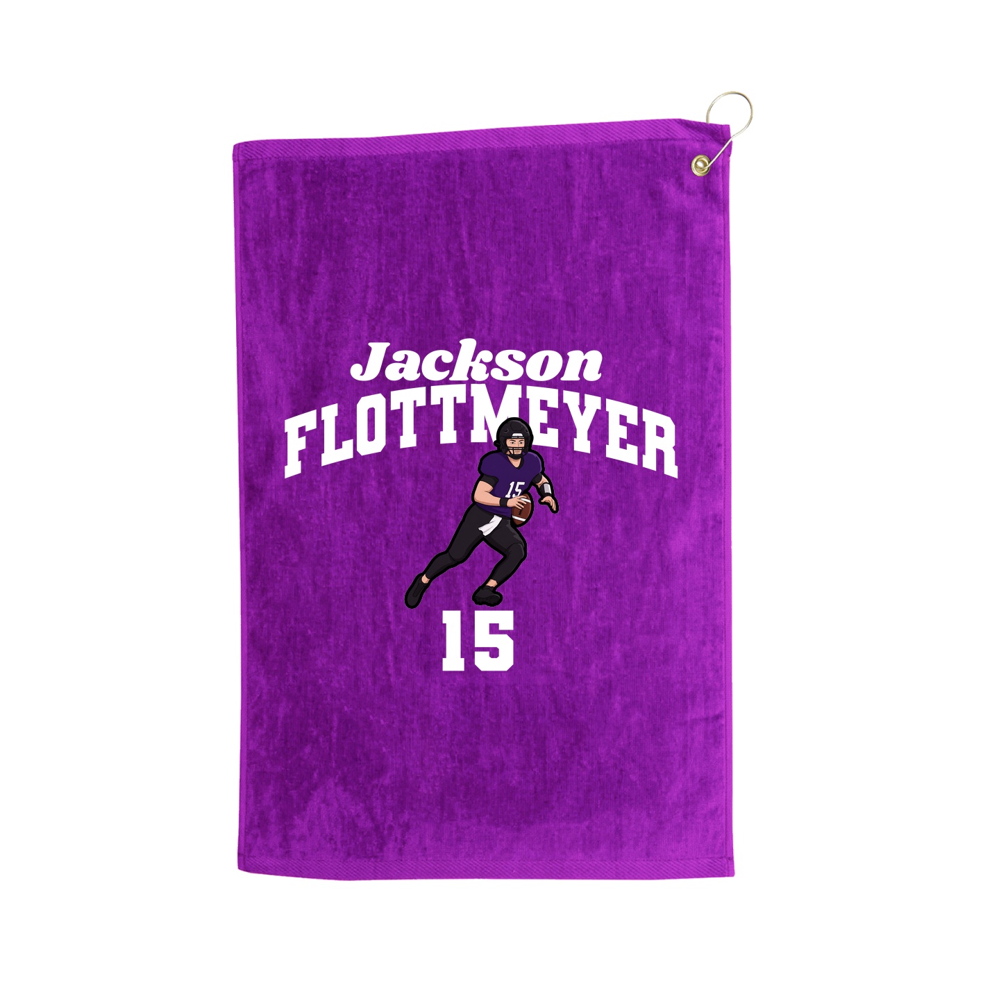 Golf Towel — Signature Arch in Purple