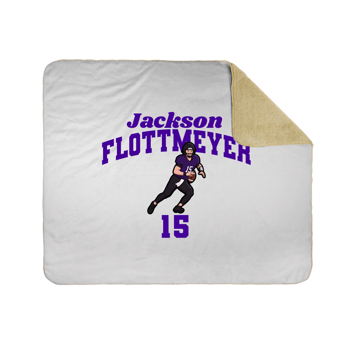 Throw Blanket — Signature Arch in White