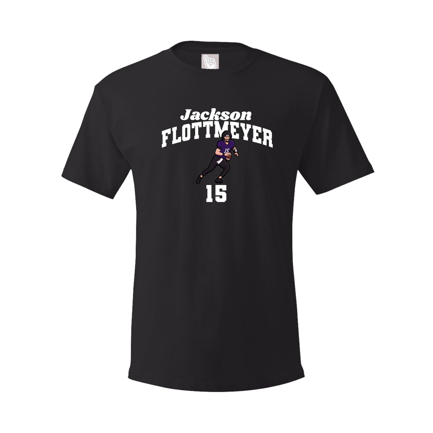 Youth Tee — Signature Arch in Black