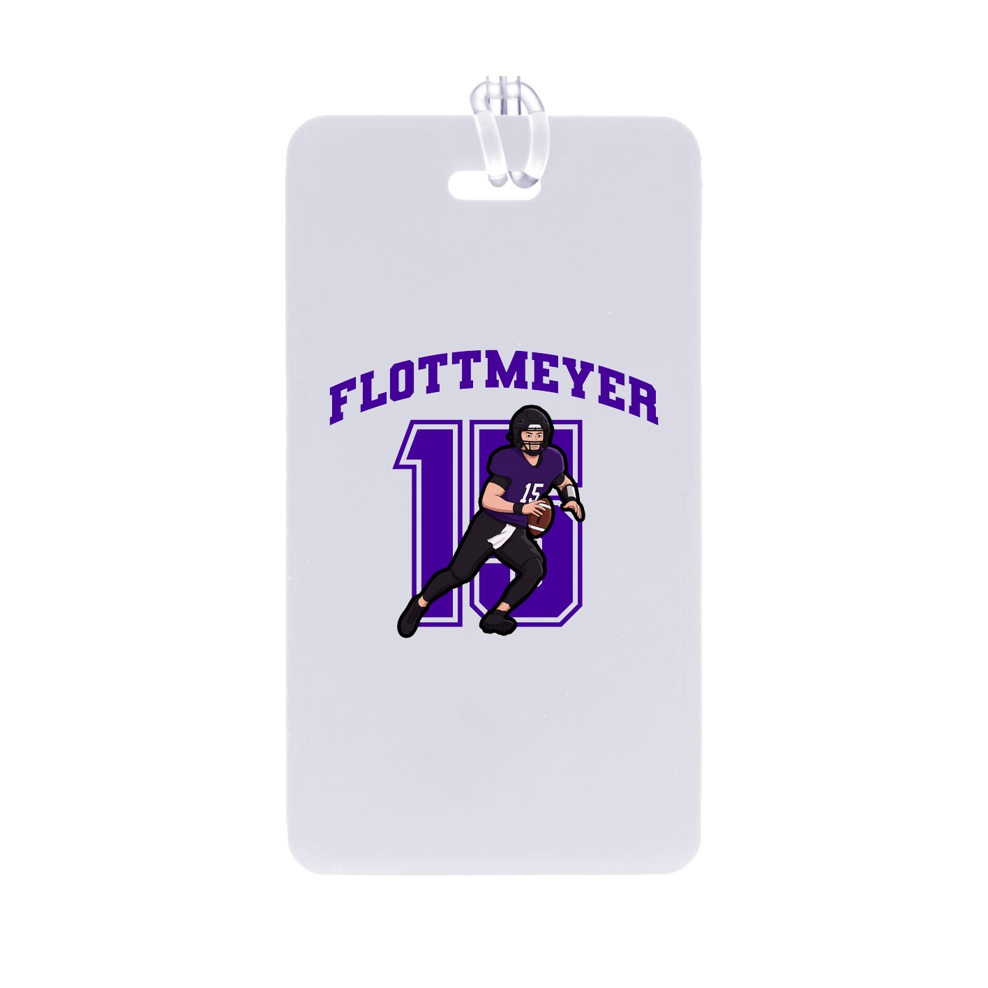 Bag Tag — Number in Classic