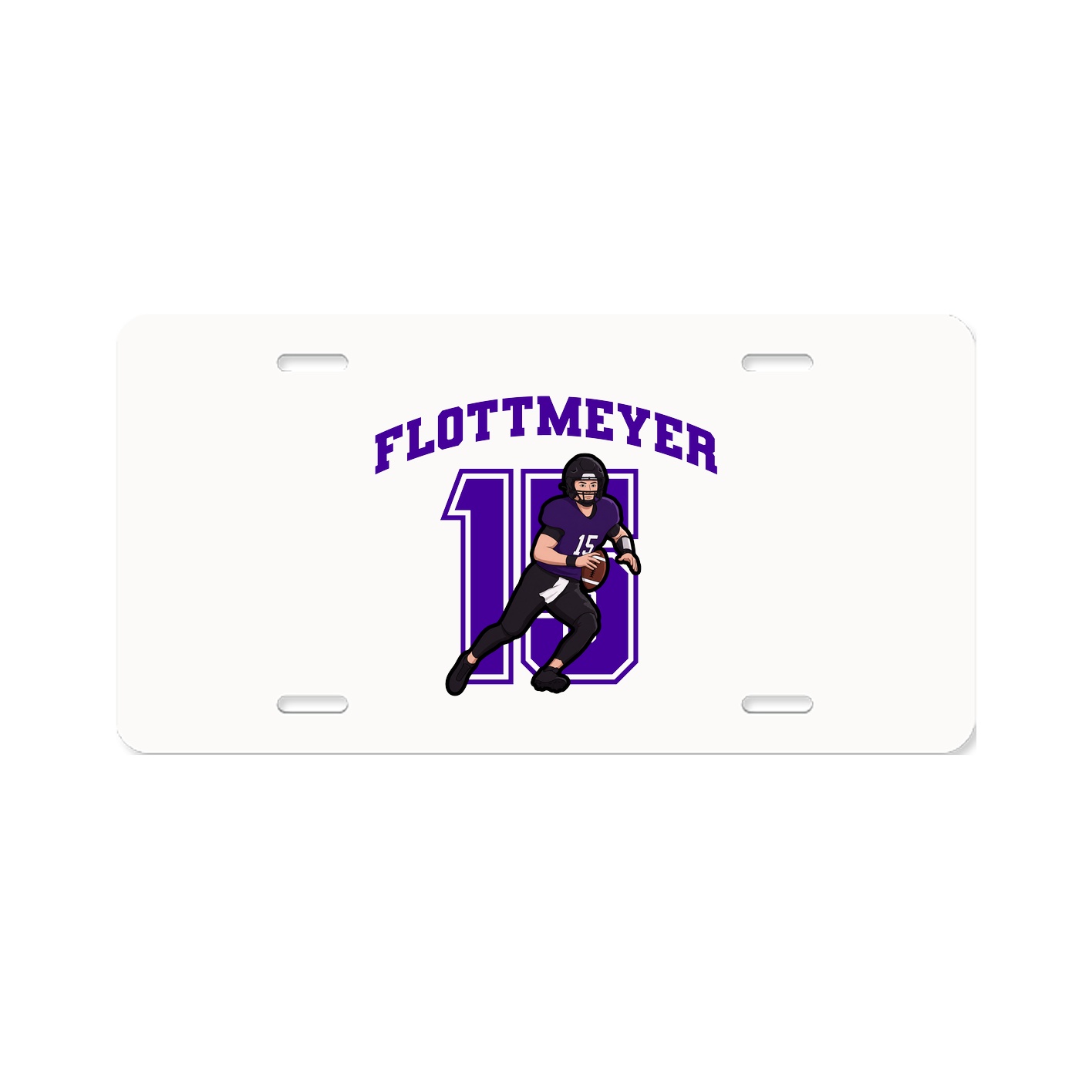 License Plate — Number in Classic