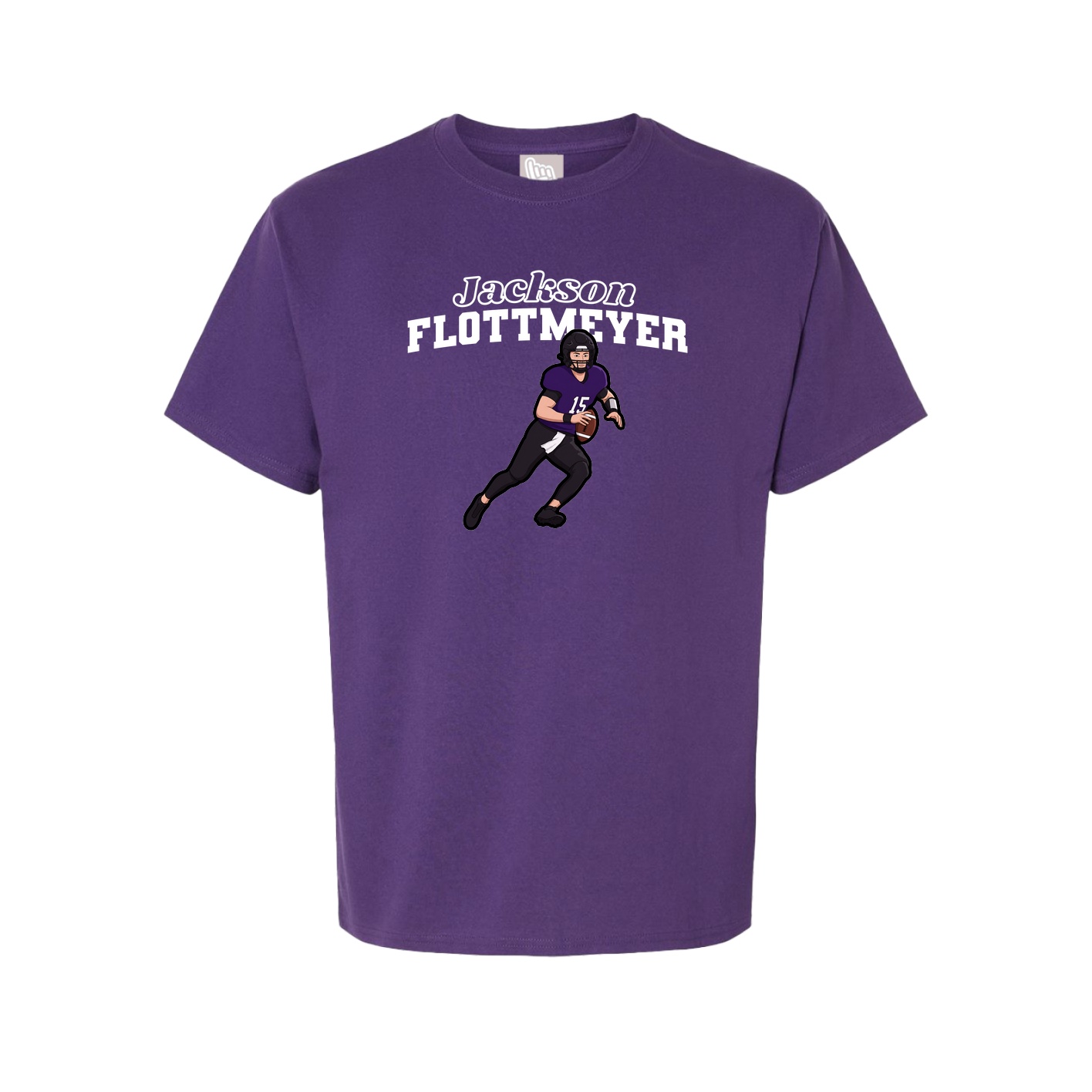 Tee — Name Arch in Purple