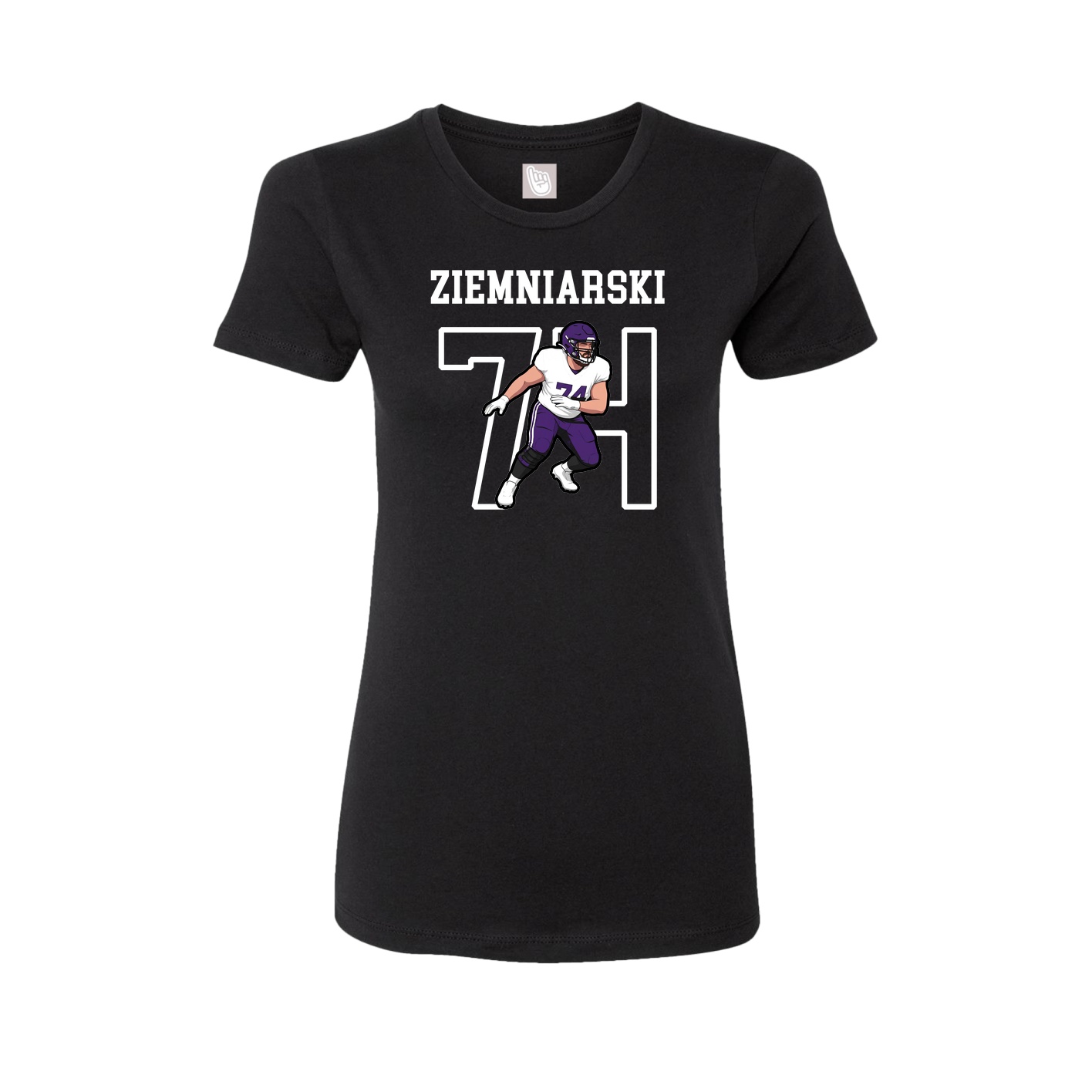 Fitted Women's Tee — Shirsey in Black