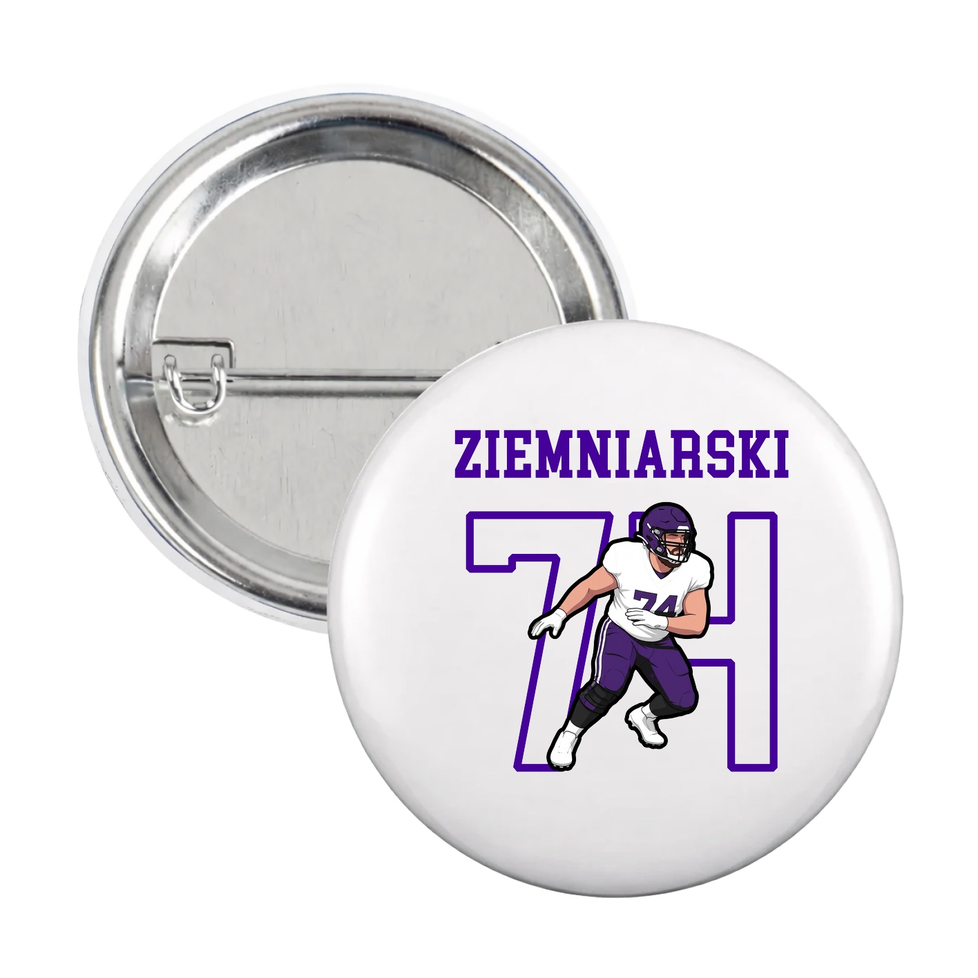 Game Day Button — Shirsey in White