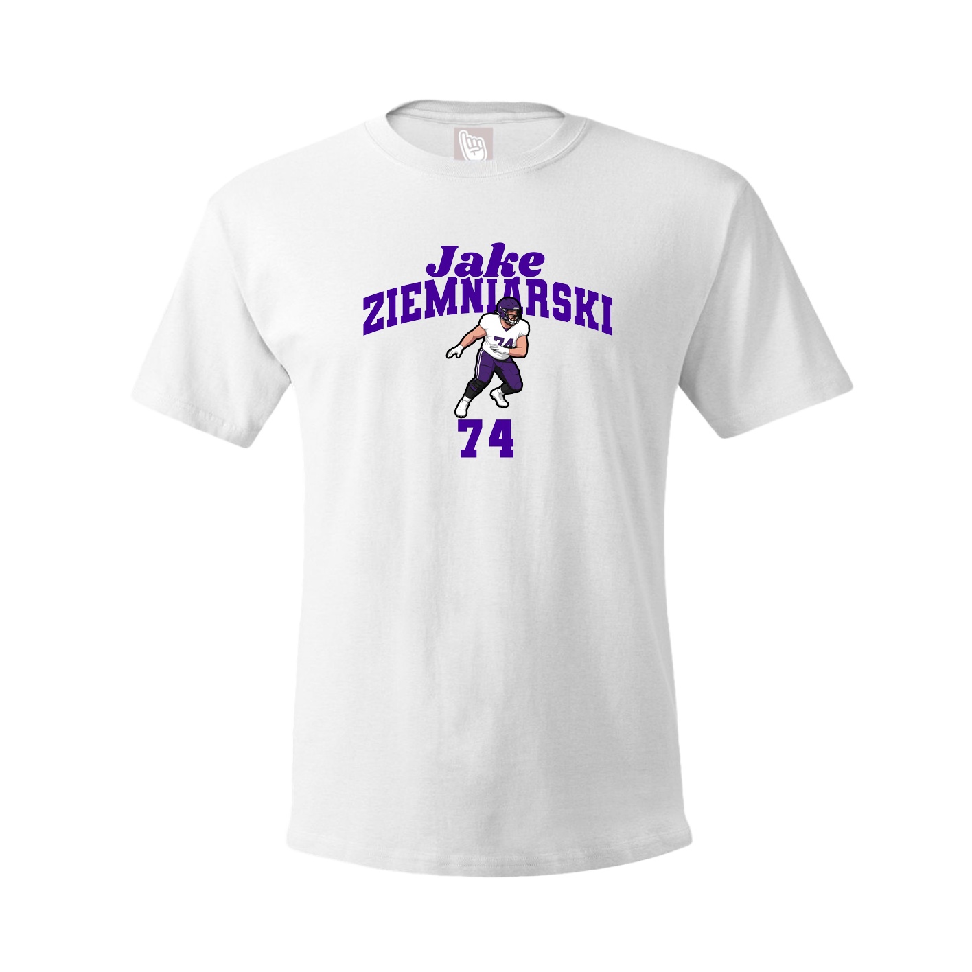 Youth Tee — Signature Arch in White