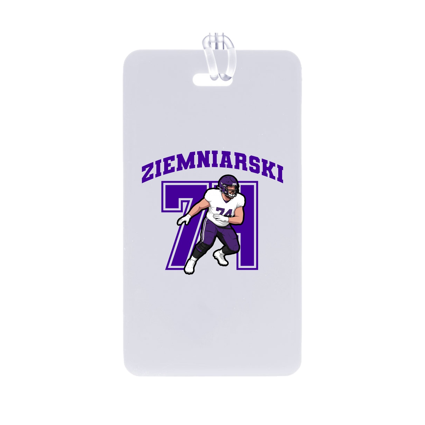 Bag Tag — Number in Classic