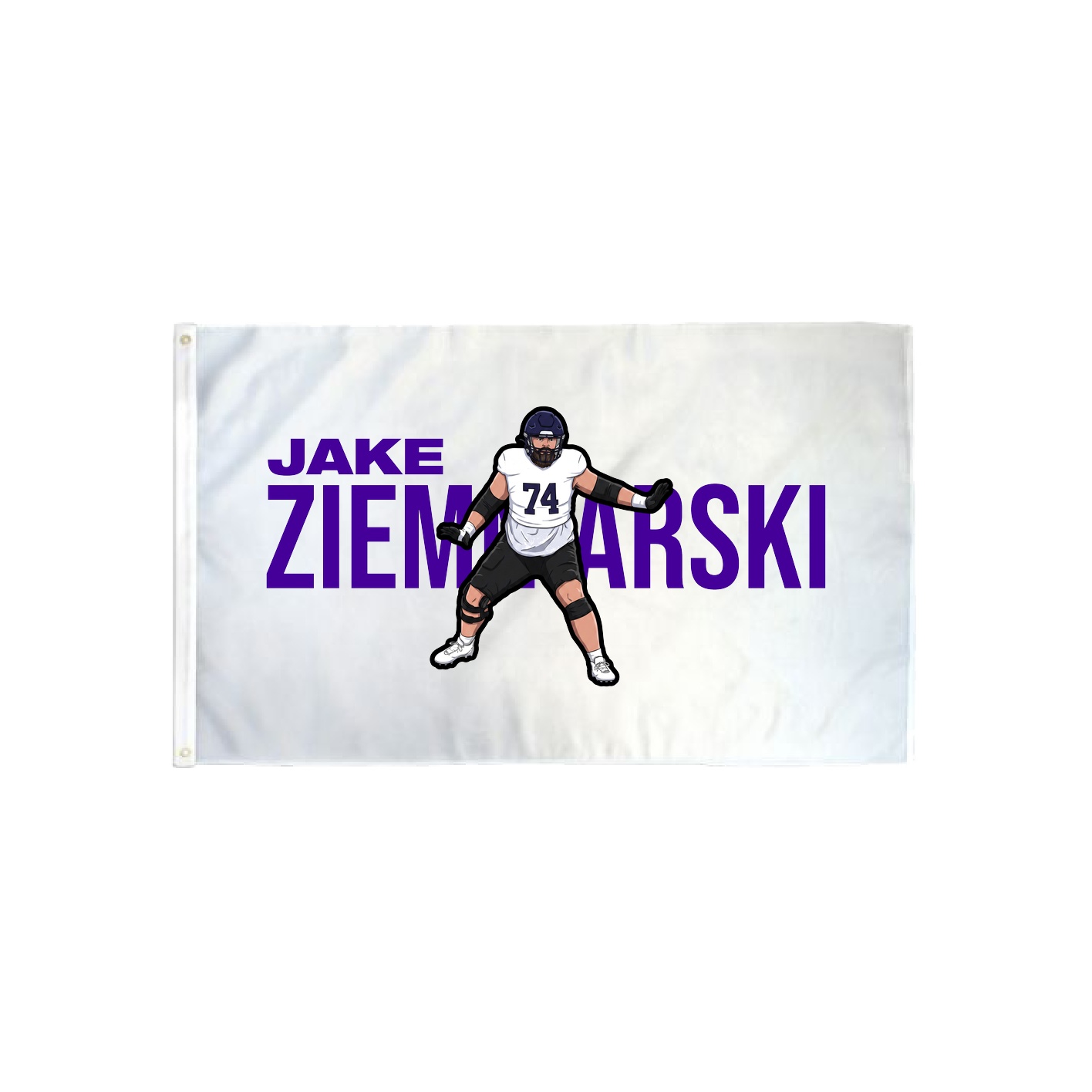 3x5 Flag — Player Name in Classic